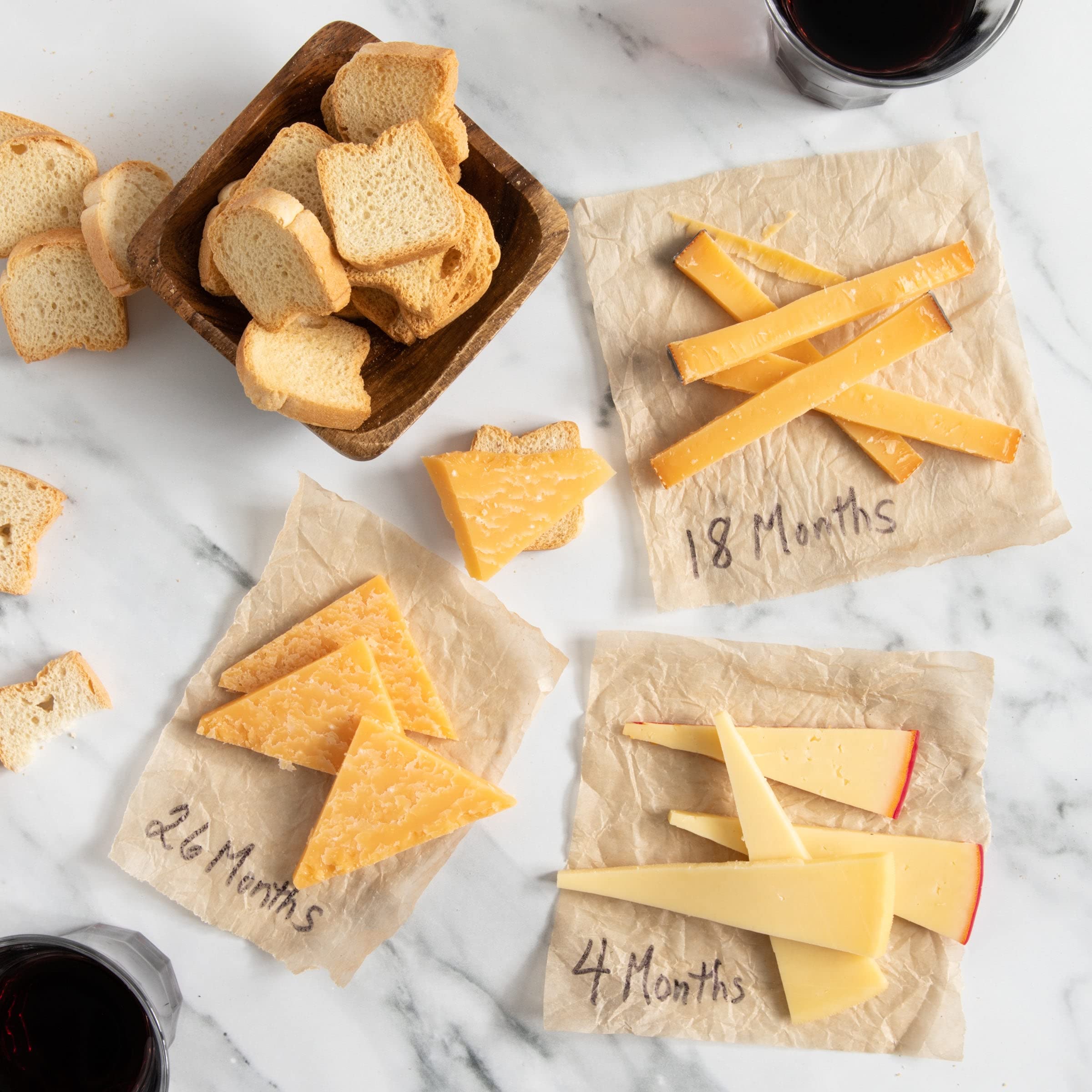 Aged Dutch Gouda Cheese in Elegant Gift Box - 25.25 oz | Premium Imported Cheese for Gourmet Gifts, Charcuterie Boards & Wine Pairings