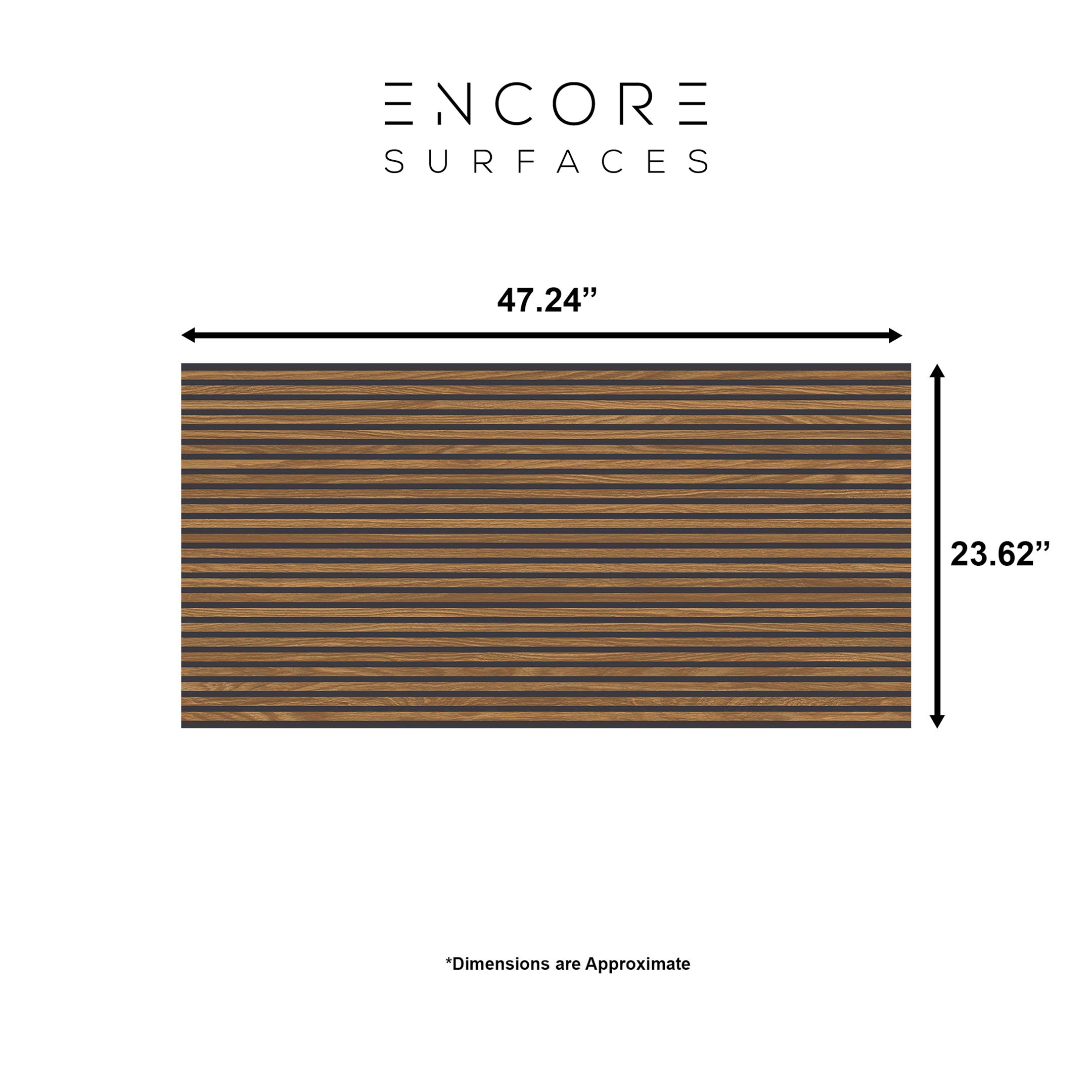 Canne Wood Slat Fluted Porcelain Tile - Rustic Wood-Look Flooring for Living Room, Kitchen & Bathroom