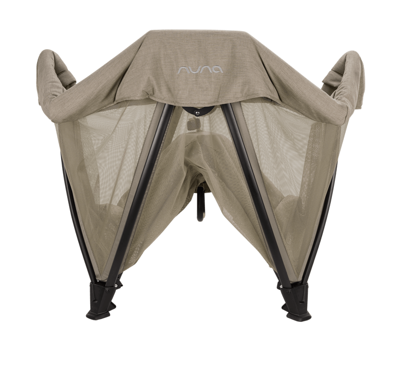 Nuna Sena Aire 2022/2023 Lightweight Travel Crib with Removable Bassinet - Perfect for Baby Sleep, Travel & Home Use