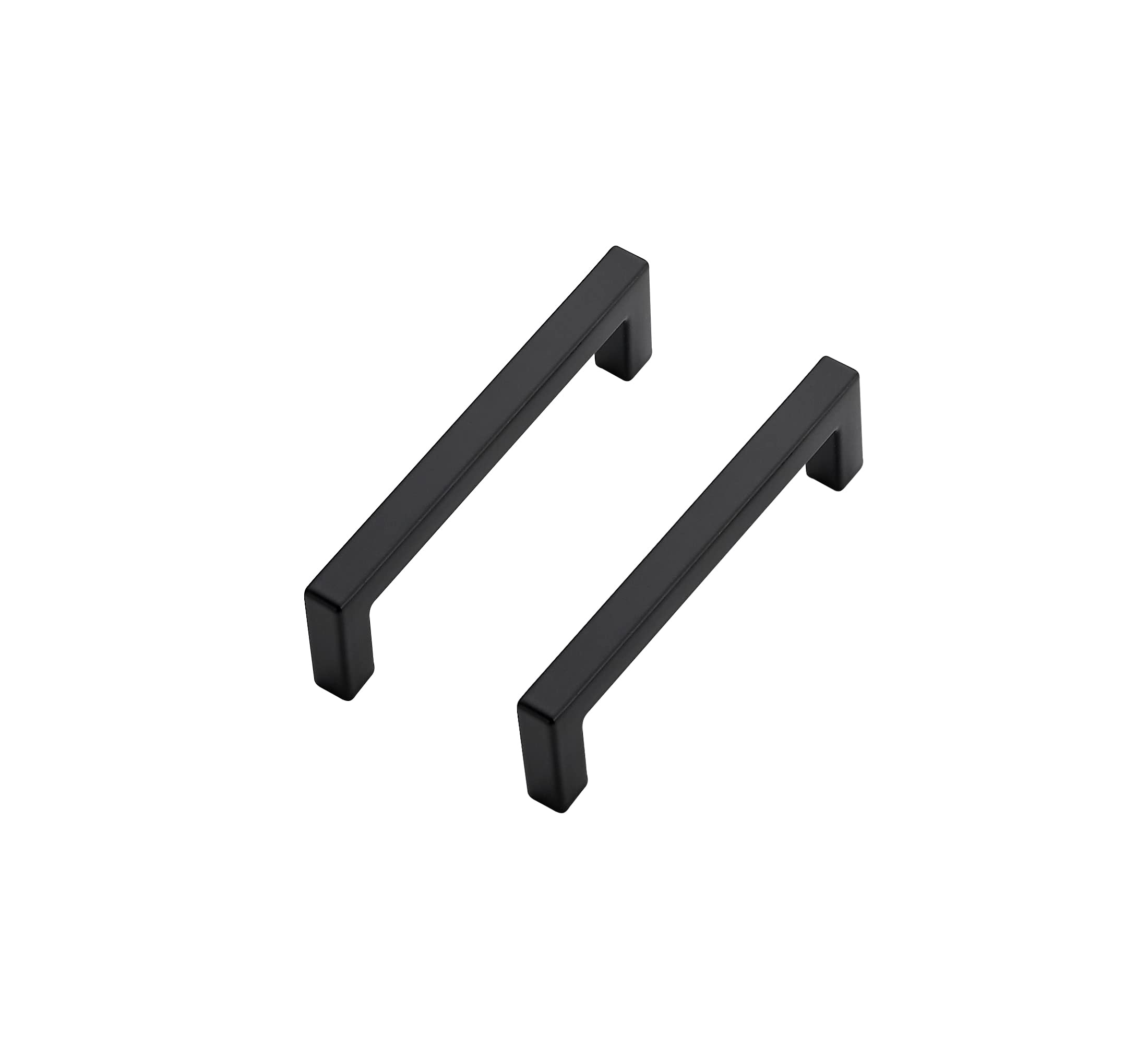 Ravinte 20 Pack Matte Black Cabinet Handles - 3-1/2 Inch Slim Square Bar Drawer Pulls for Kitchen Cabinets, Dressers & Furniture | Modern Hardware for Home & Office Organization