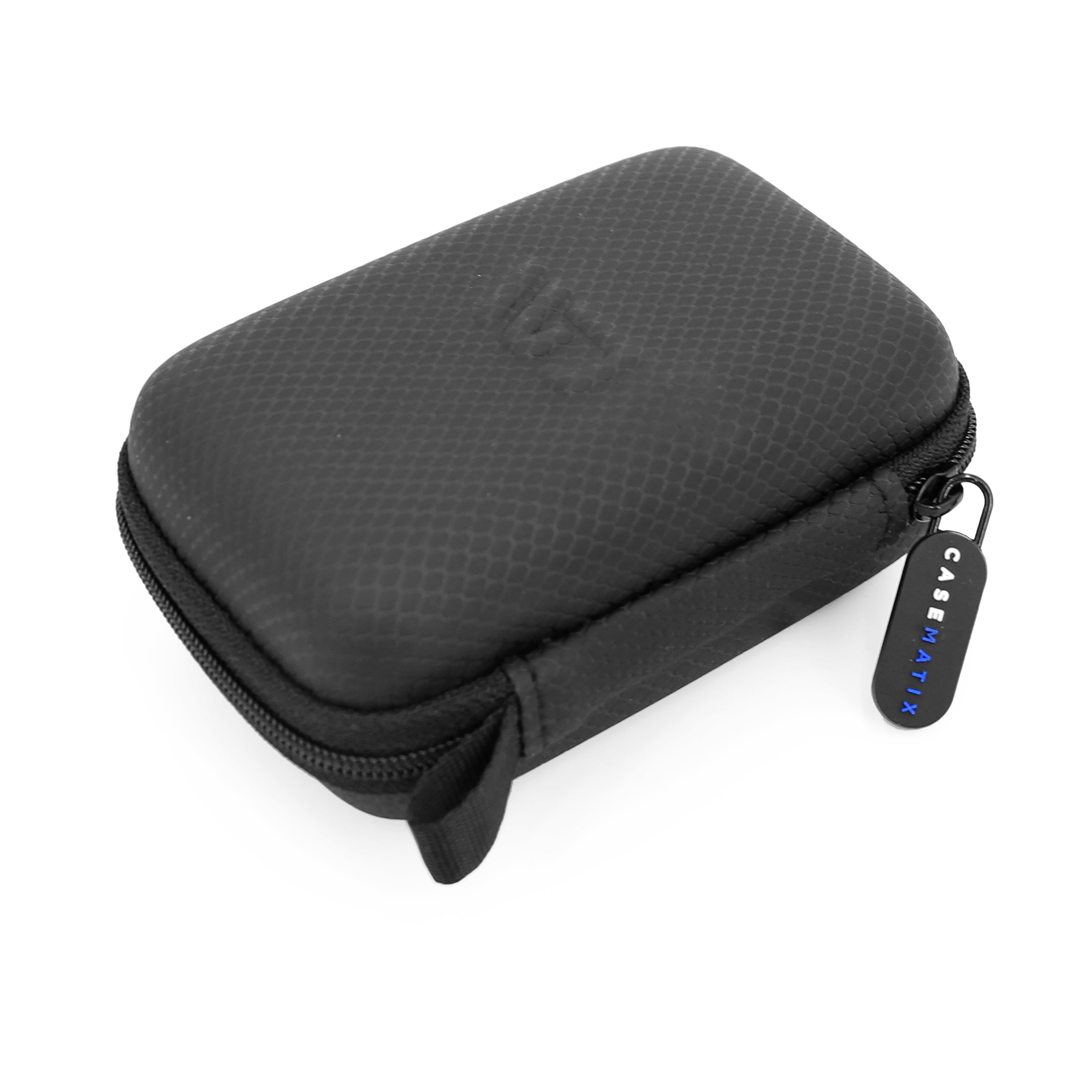 CASEMATIX Clip On Carry Case for Peloton Heart Rate Monitor Armband & Charging Adapter - Protective Storage Case Only | Perfect for Gym, Cycling & Fitness Tracking
