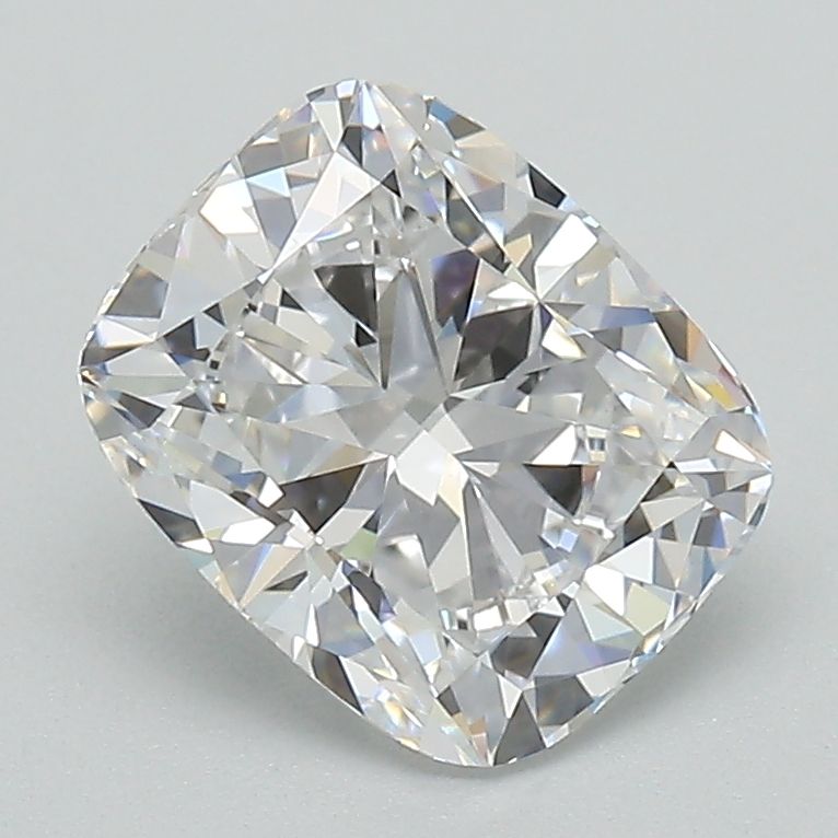 2.07 Carat D Color VVS2 Clarity Cushion Cut Lab-Grown Diamond for Engagement Rings & Fine Jewelry
