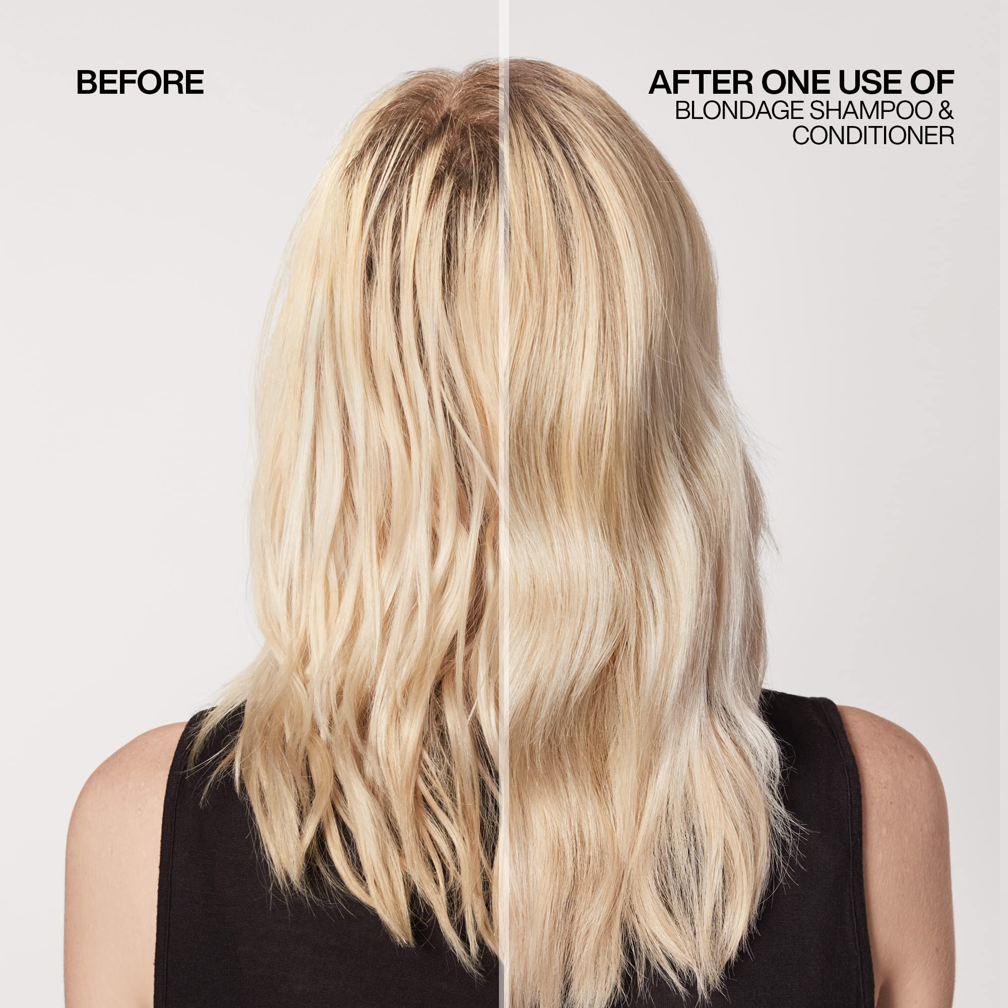 REDKEN Extend Blondage Color Depositing Purple Shampoo & Conditioner Set for Blonde & Gray Hair | Tones Brassiness & Enhances Shine | Salon-Quality Hair Care for Color-Treated Locks