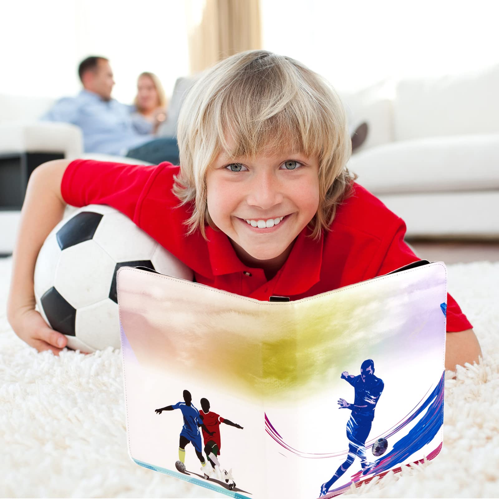 Reelanx 9-Pocket Soccer Trading Card Binder Album - 720 Pocket Storage Display Case with Protective Sleeves for Soccer Card Collectors | Perfect for Organizing, Storing & Showcasing Your Valuable Soccer Card Collection at Home, Games & Tournaments