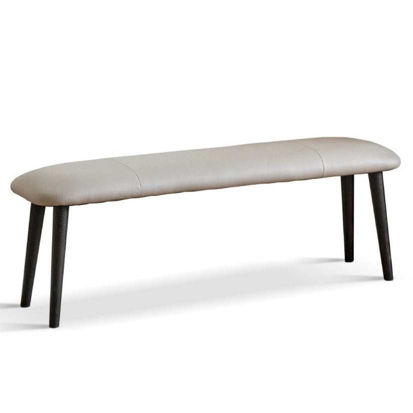 Solid Oak Wood Storage Bench with Upholstered Seat - Perfect for Entryway, Bedroom, or Living Room Organization