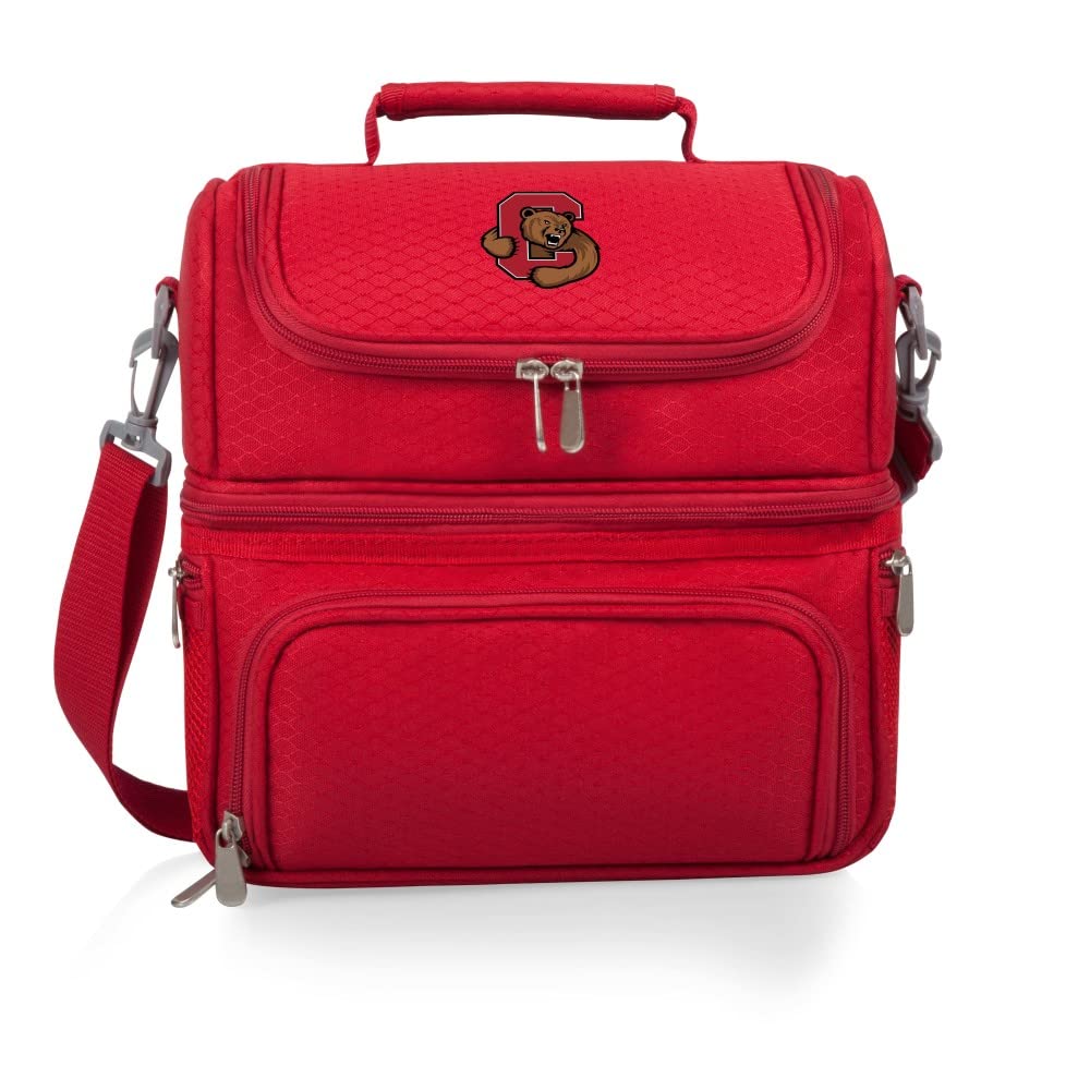 PICNIC TIME NCAA Nebraska Cornhuskers Insulated Lunch Bag with Picnic Set - Portable Cooler for School, Work & Outdoor Activities - Officially Licensed College Lunch Box