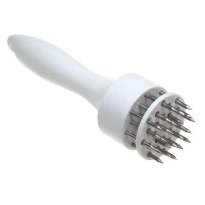 Premium Spring-Loaded Stainless Steel Meat Tenderizer with Ergonomic Handle - Perfect for Grilling, BBQ, and Home Cooking Kitchen Accessories