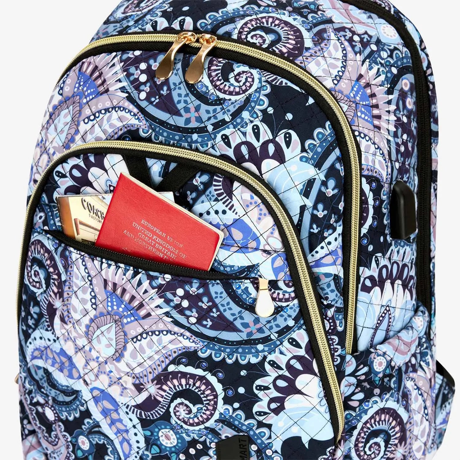 Bonchemin 15.6 Inch Laptop Backpack for Men & Women - Waterproof Travel Backpack with USB Charging Port - Perfect for Business, College, Commuting & Airplane Carry-On