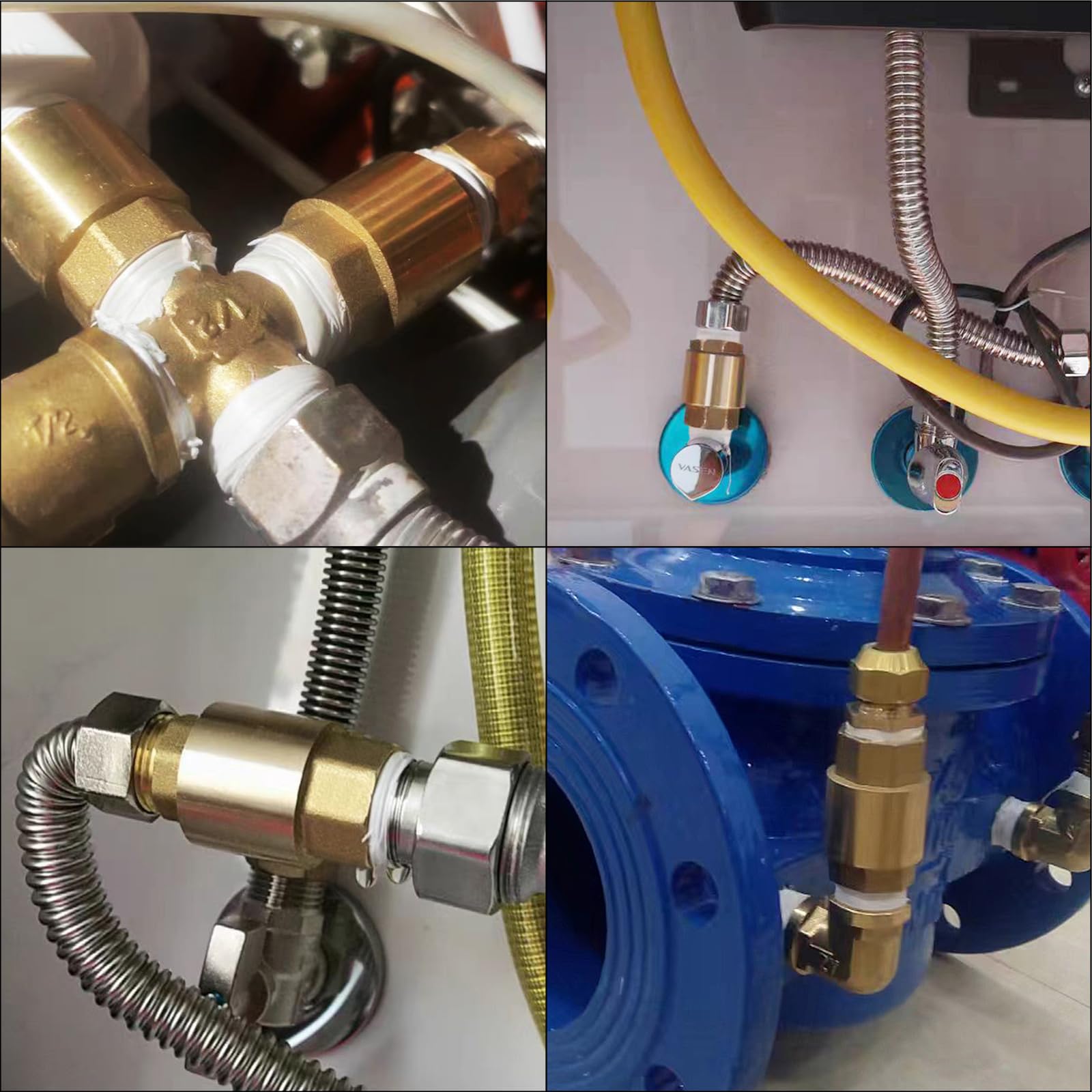 Brass In-Line Spring Check Valve 3/4