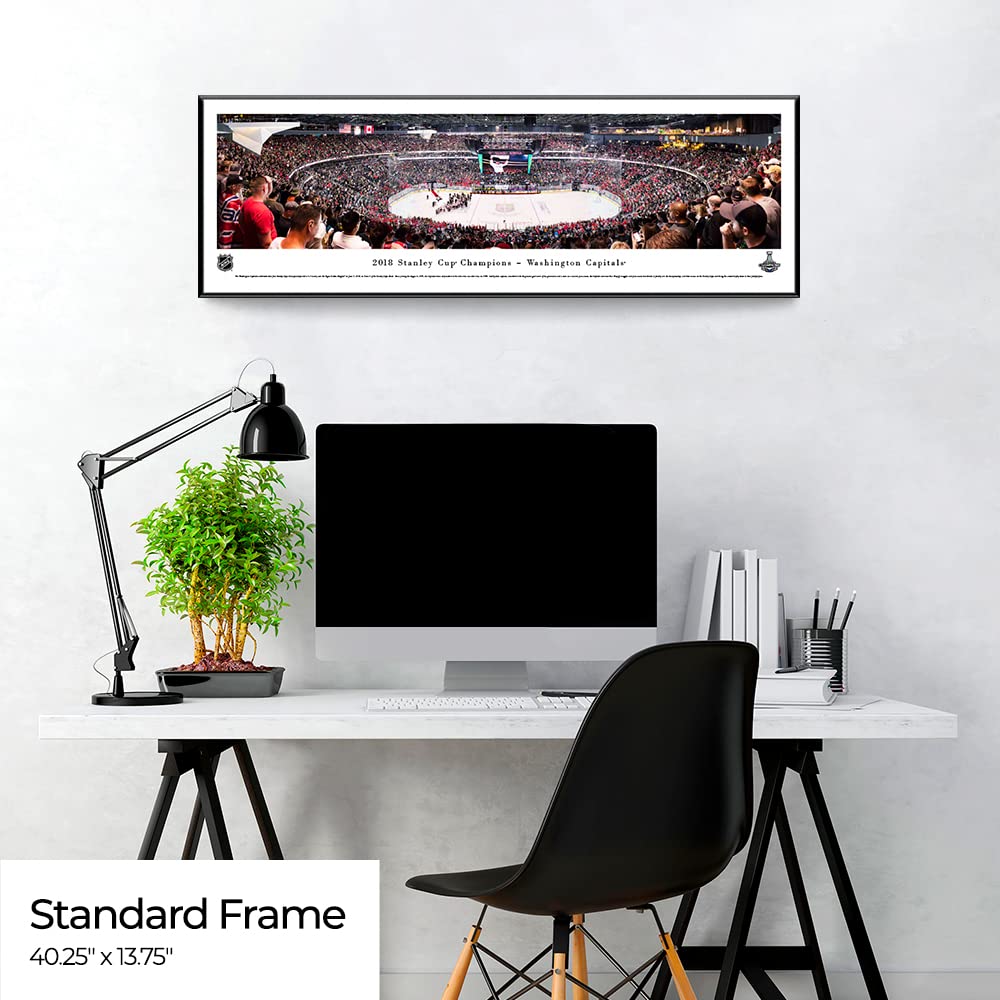 2018 Stanley Cup Champions Washington Capitals NHL Poster - Framed Wall Art & Home Decor for Sports Fans | Man Cave, Game Room, Office Decor