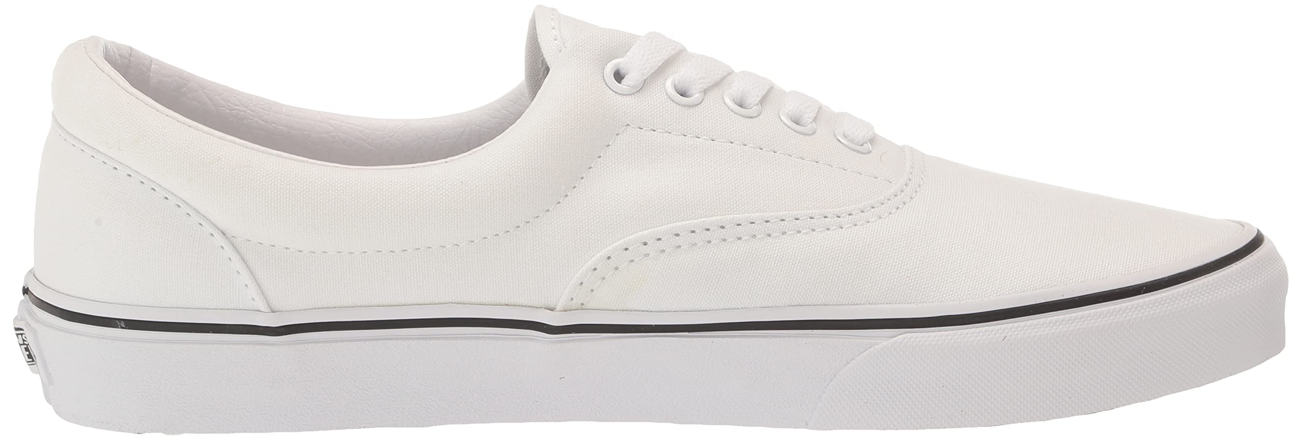 Vans Unisex Era Skate Shoes - True White - Size 8.5 D(M) US - Comfortable & Durable Sneakers for Skateboarding, Casual Wear & Street Fashion
