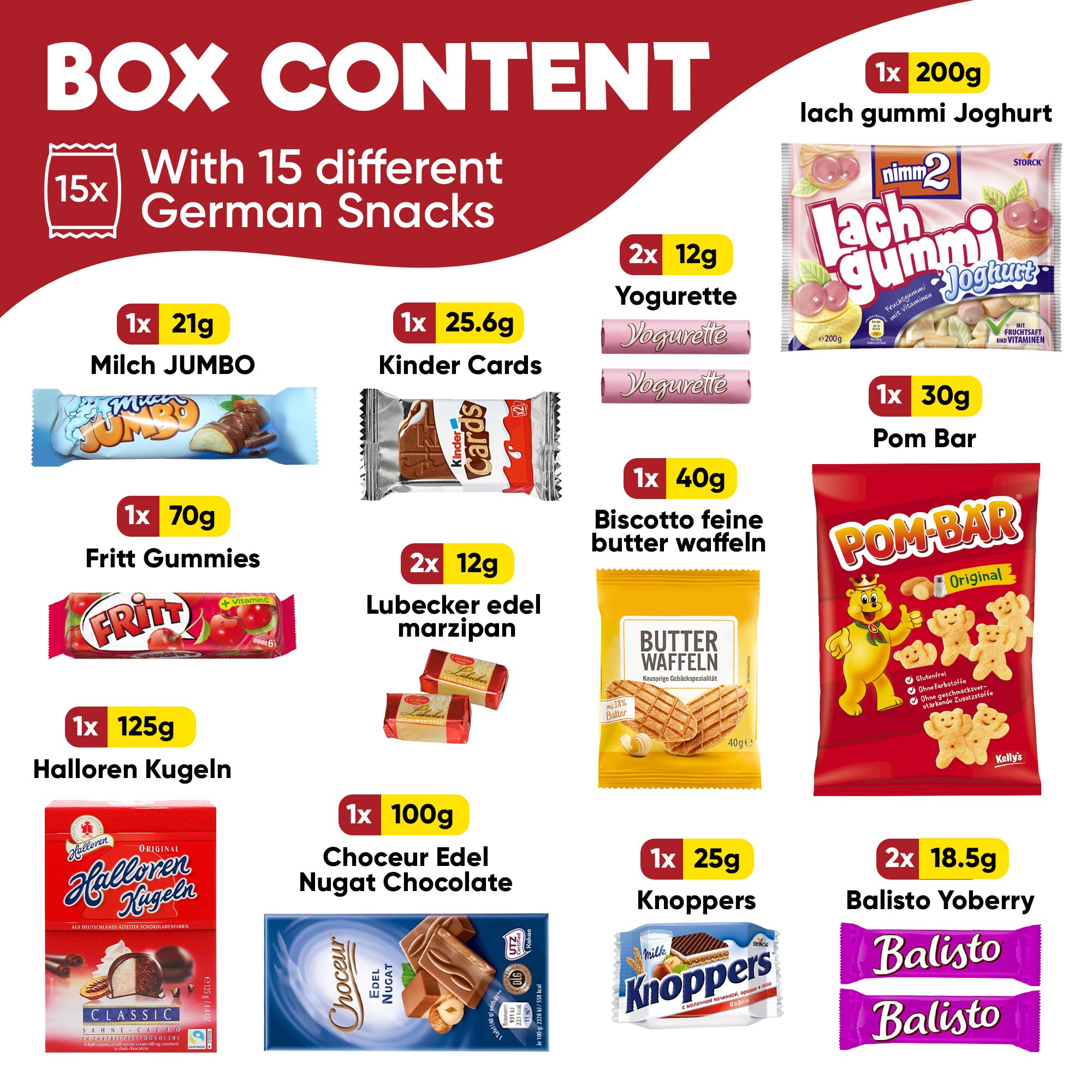 Authentic German Snacks & Candy - Premium European Chocolates, Sweets & Treats for Gifting, Parties & Home Enjoyment