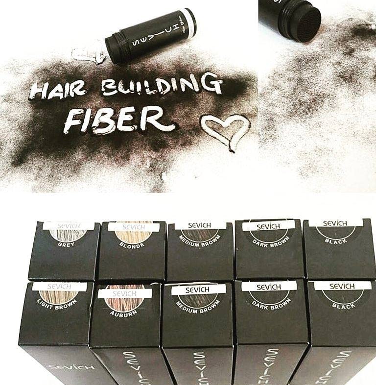 Sevich All Hair Building Fiber Refill - 25g Black Hair Thickening Powder for Men & Women - Instant Hair Loss Concealer for Thinning Hair - Perfect for Daily Use, Special Occasions & Confidence Boosting