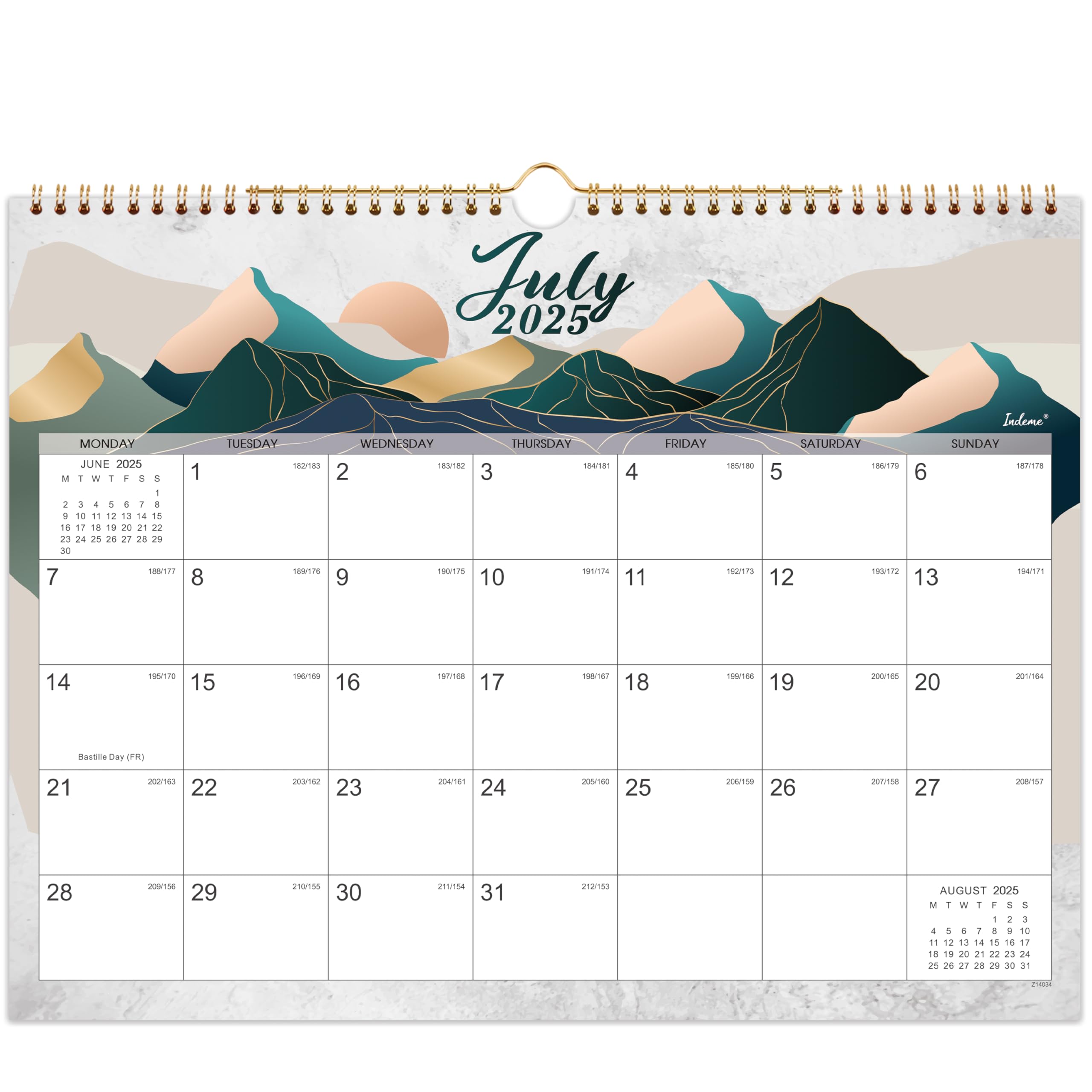 2025-2026 Wall Calendar | 18-Month Planner from July 2025 to December 2026 | Perfect for Home, Office & School Organization | Time Management & Task Tracking Tool