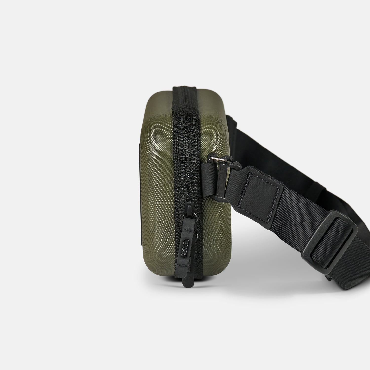 Durable Hardshell Sling Backpack - Matte Olive Green for Travel, Hiking & Everyday Use | Waterproof & Lightweight Design
