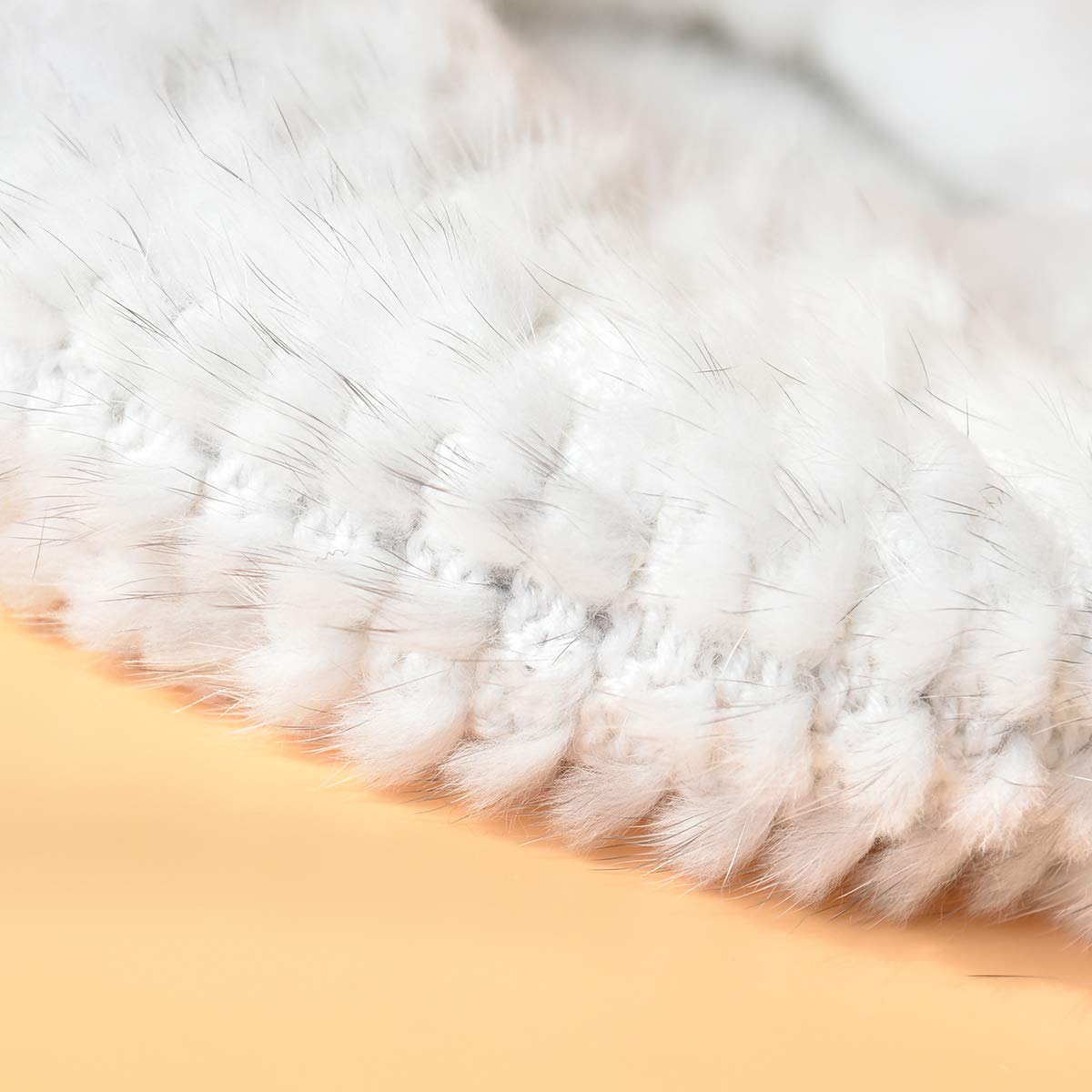 Luxury Real Mink Fur Beret for Women - Genuine Winter Fur Beanie Hat with Knit Lining - Perfect for Cold Weather Fashion & Outdoor Activities