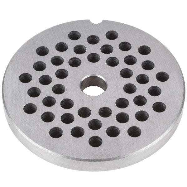 Premium Globe L00480 Meat Grinder Plate - Stainless Steel Replacement Part for Home & Commercial Use - Perfect for Grinding Beef, Pork, Chicken - Ideal for Butchers, Restaurants & Home Kitchens
