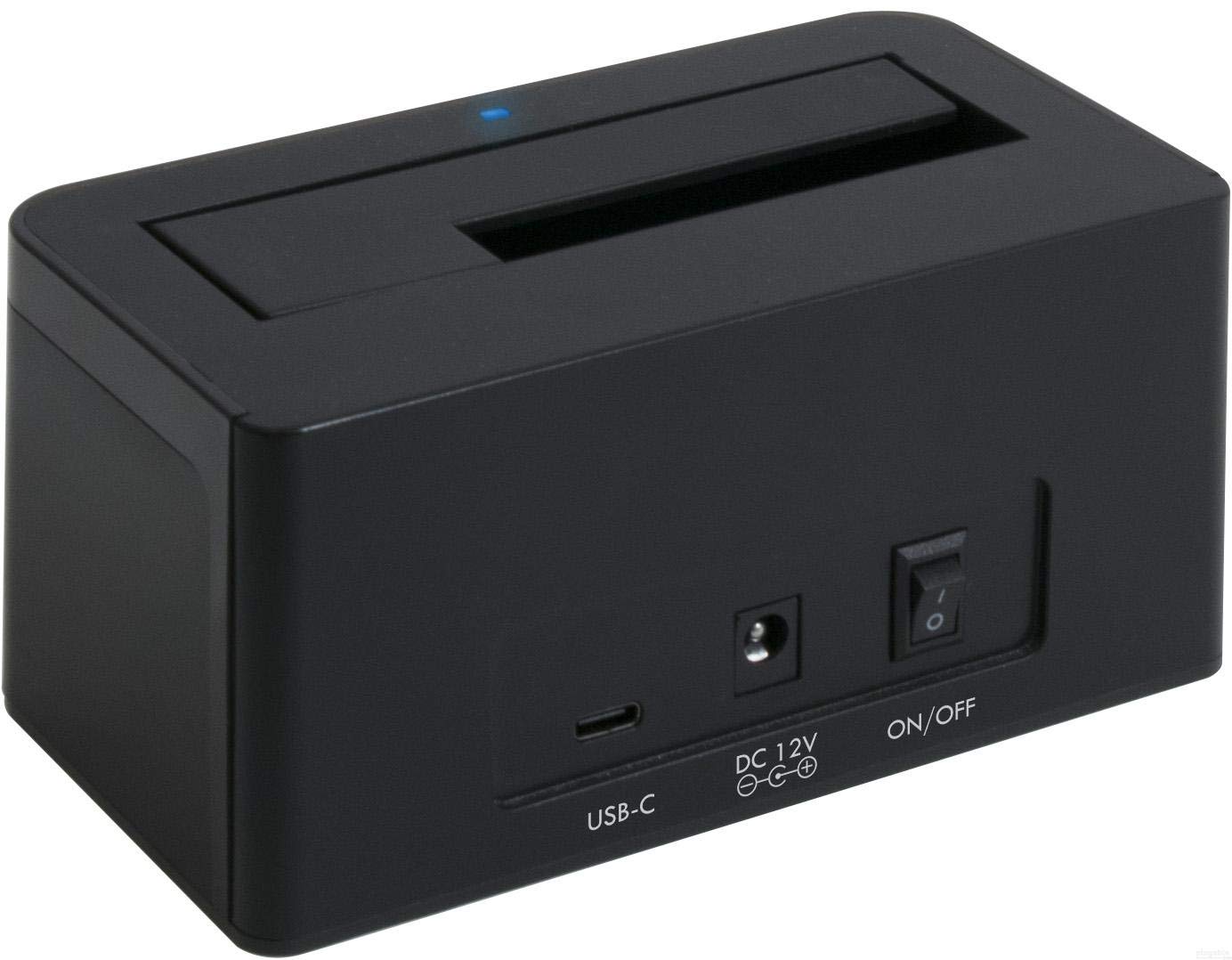 Plugable USB 3.1 Gen 2 10Gbps SATA Hard Drive Dock & SSD Enclosure - Tool-Free Upright Design - Supports 10TB+ HDD/SSD - Includes USB-C & USB 3.0 Cables - Driverless Plug & Play for Windows/Mac/Linux - Perfect for Data Backup, File Transfer & External Storage Expansion
