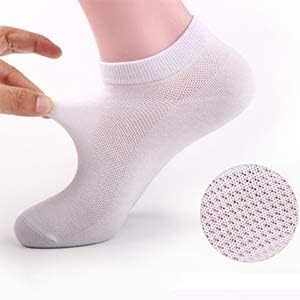 October Elf Men's Crew Socks - Thin Ankle Dress Socks for Men | Soft Cotton Athletic Socks | Perfect for Business, Casual & Sports Wear