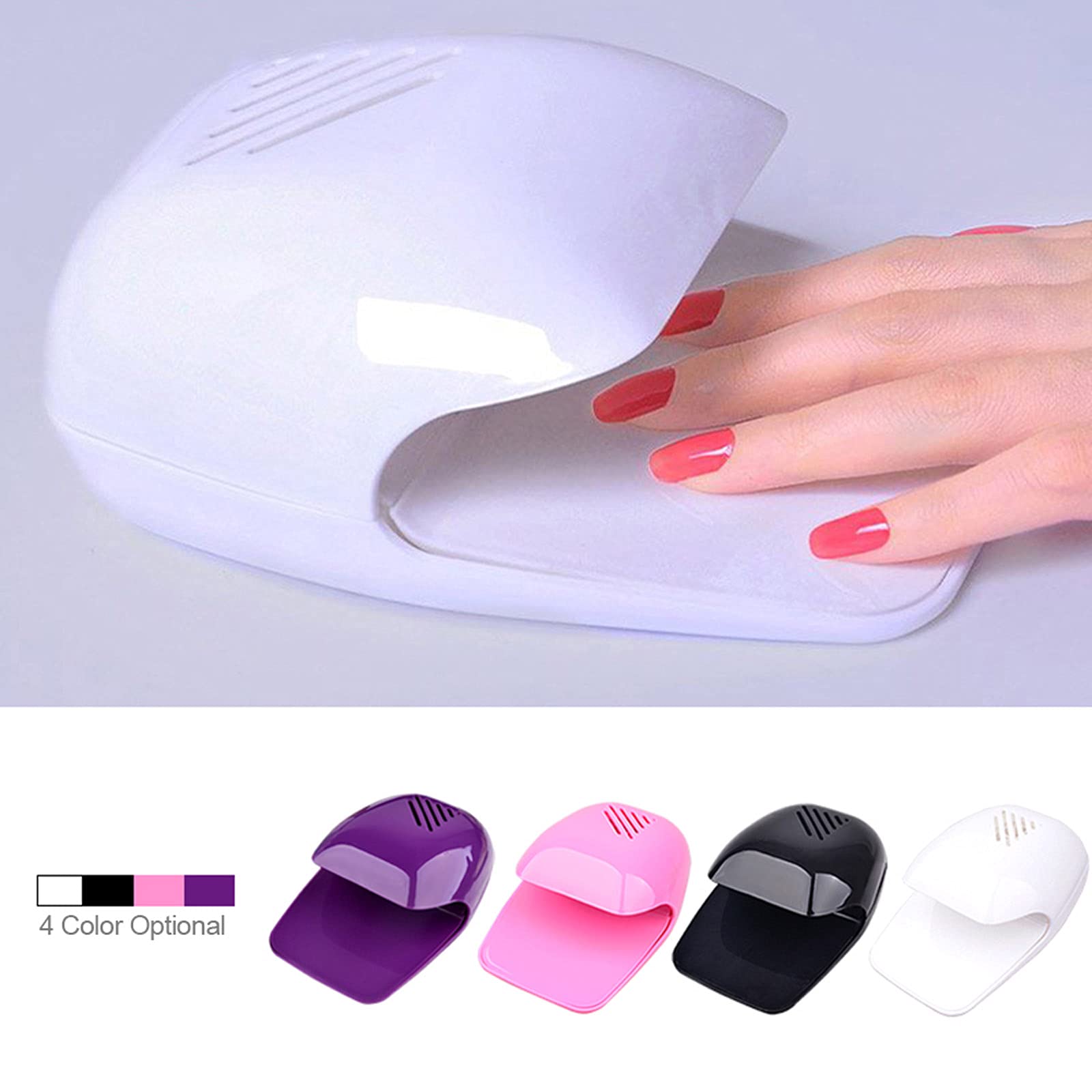 Ankeer Mini Portable Nail Polish Dryer Fan - Fast Drying Nail Art Blow Dryer & Cooler Tool for Home, Salon, Travel & DIY Manicures