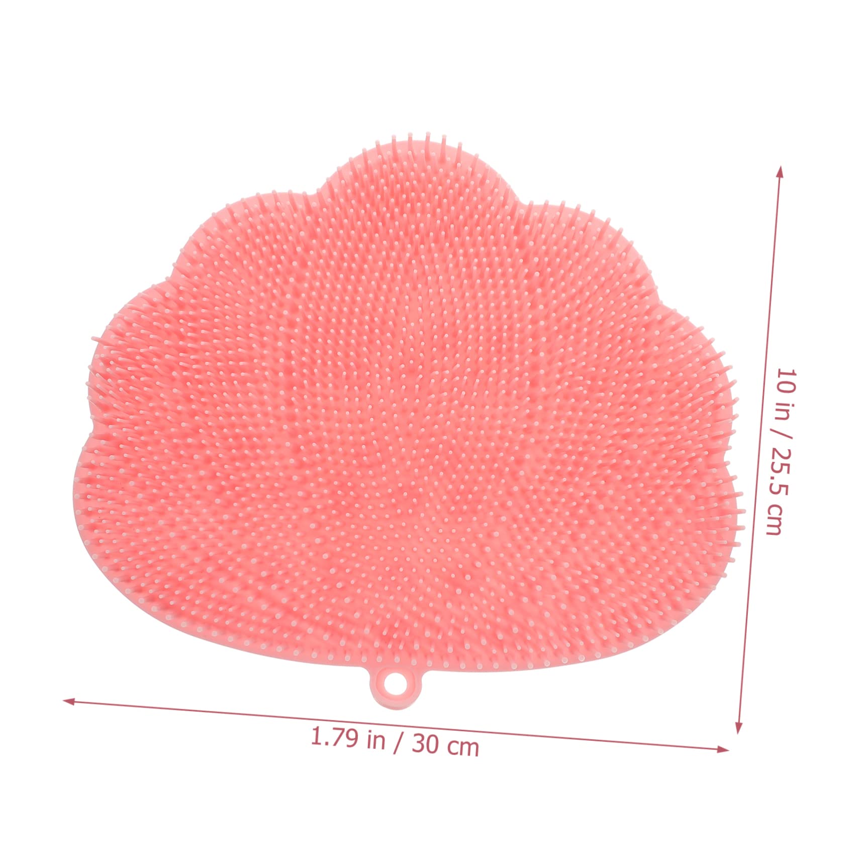 Premium Silicone Bath Scrubber Mat - Exfoliating Foot & Back Scrubber for Shower, Wall Mounted Body Scrubber with Non-Slip Design - Perfect for Exfoliating Dead Skin, Relaxing Bath Time & Spa-Like Experience at Home