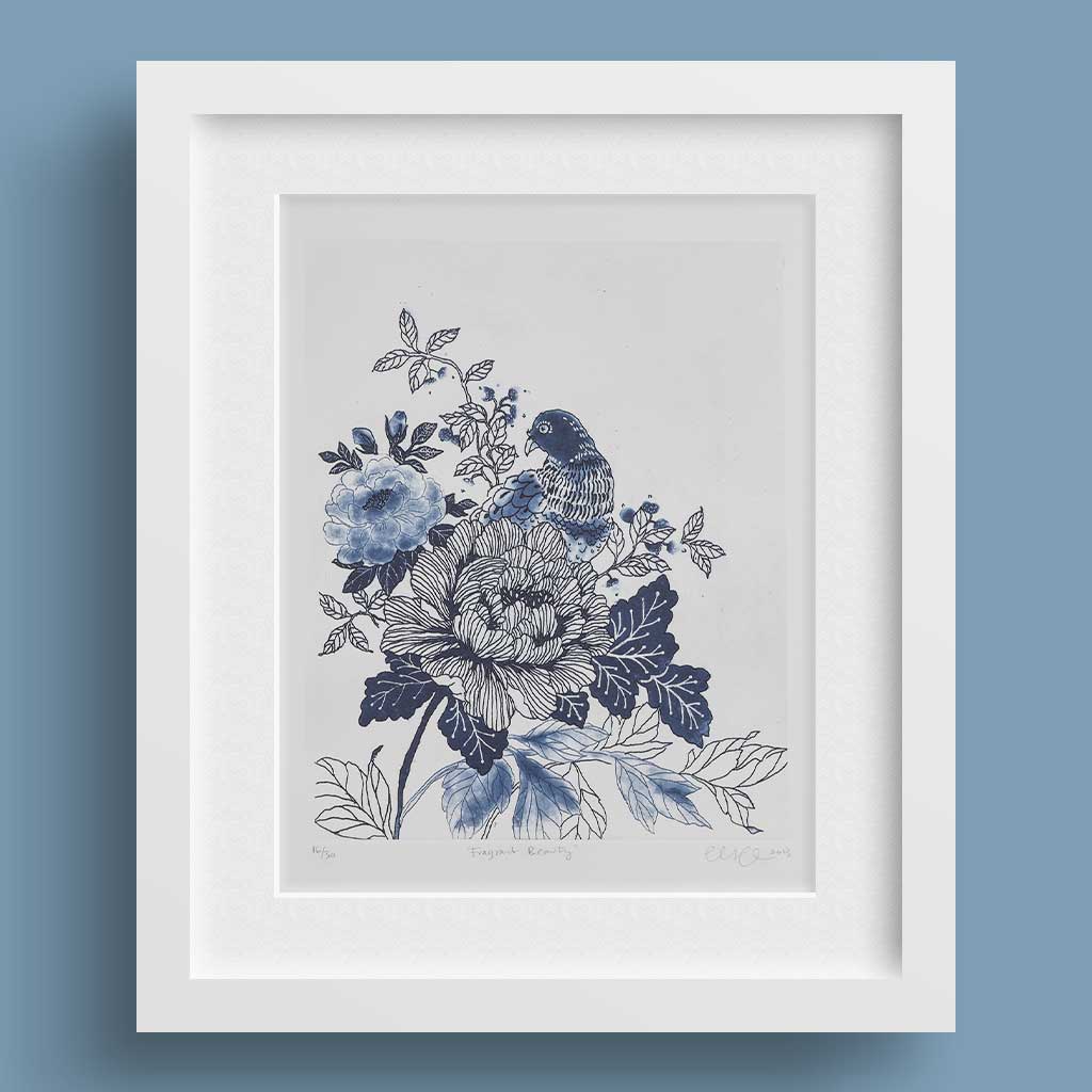 Fragrant Beauty Limited Edition Etching - Premium Home Decor & Gift for Special Occasions | Perfect for Living Room, Bedroom & Office Aesthetics