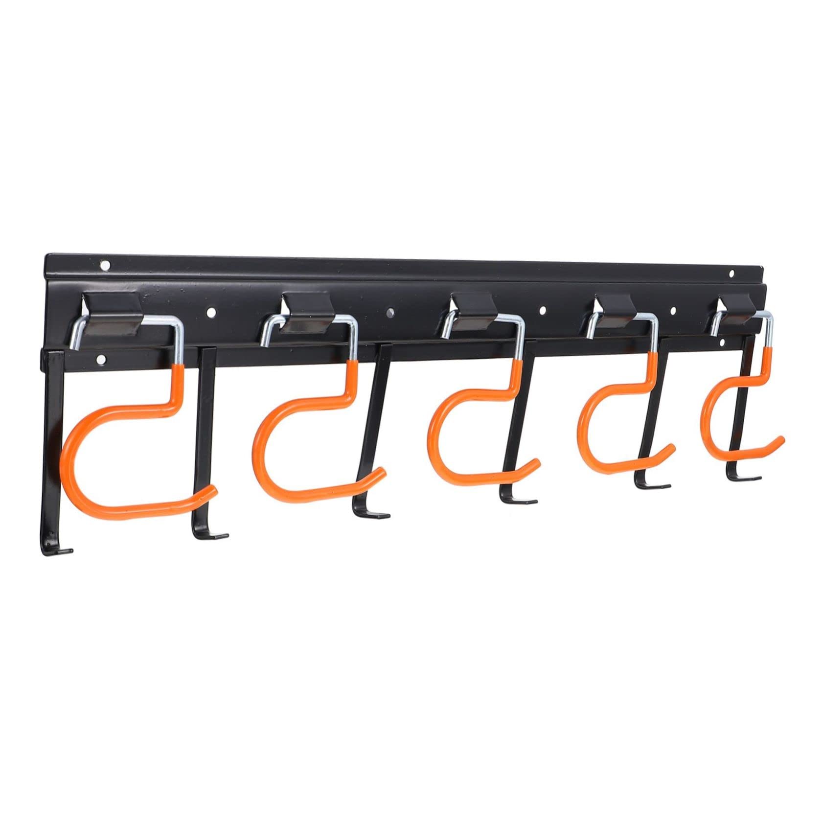SOESFOUFU 5-Pack Garden Tool Hanger Set - Durable Metal & Plastic Wall Mount Organizer for Brooms, Mops & Yard Tools (Random Colors) - Perfect for Garage, Shed & Home Storage Organization