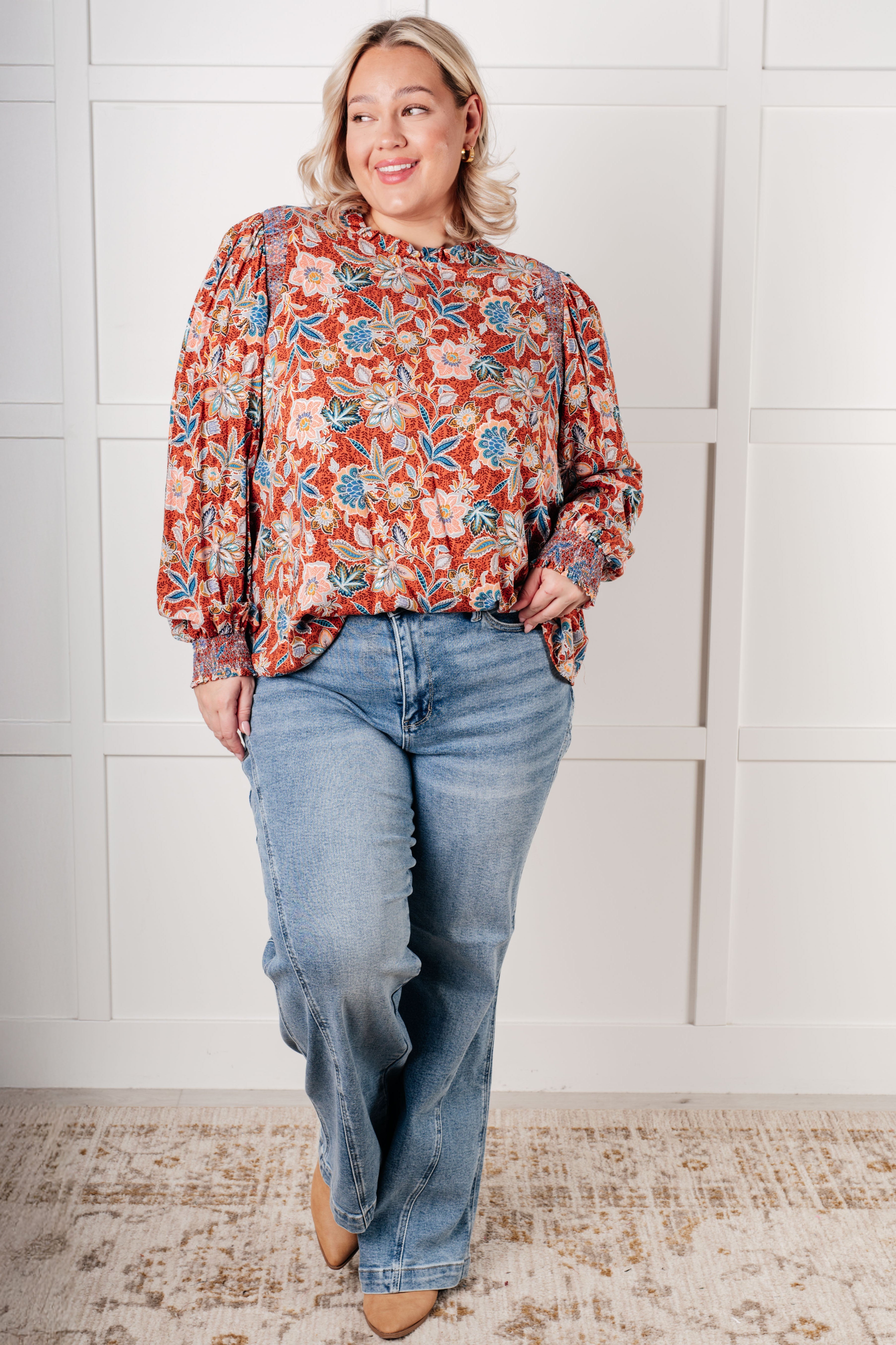Floral Delight Blouse - Women's Floral Print Tops for Spring & Summer | Casual & Party Wear | Perfect for Dates, Office & Outdoor Events