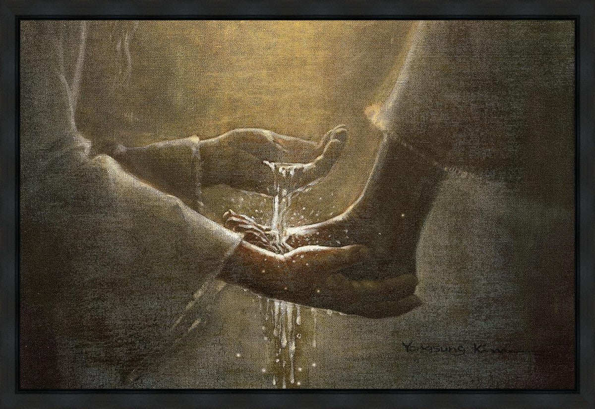 Christ the Servant Gallery Wrap Canvas - Religious Wall Art for Home Decor, Church & Office - Inspirational Christian Gift for Holidays & Special Occasions