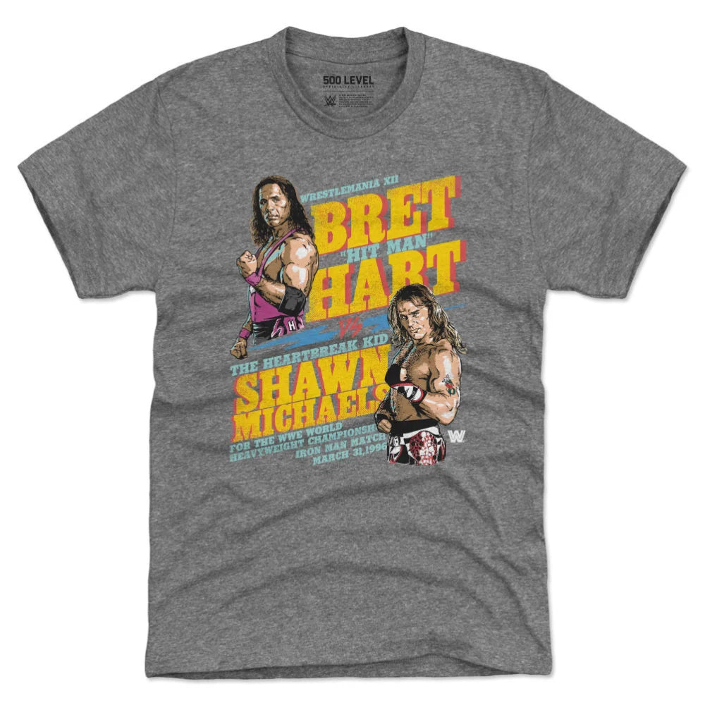 Bret Hart vs Shawn Michaels WrestleMania XII Wrestling Action Figure - Collectible WWE Memorabilia for Fans & Display