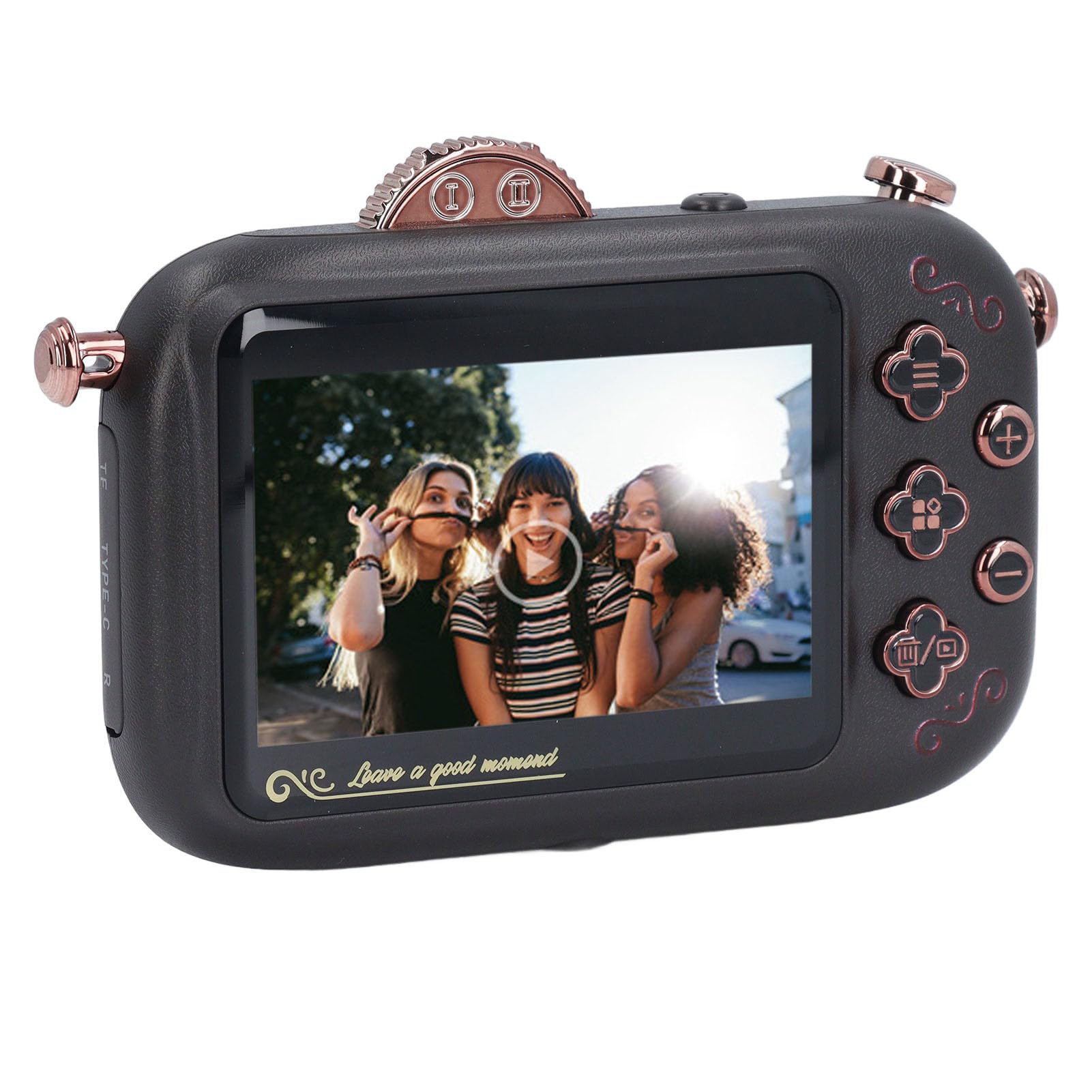 96MP 5K Retro Digital Camera with Autofocus & Anti-Shake - 3.5