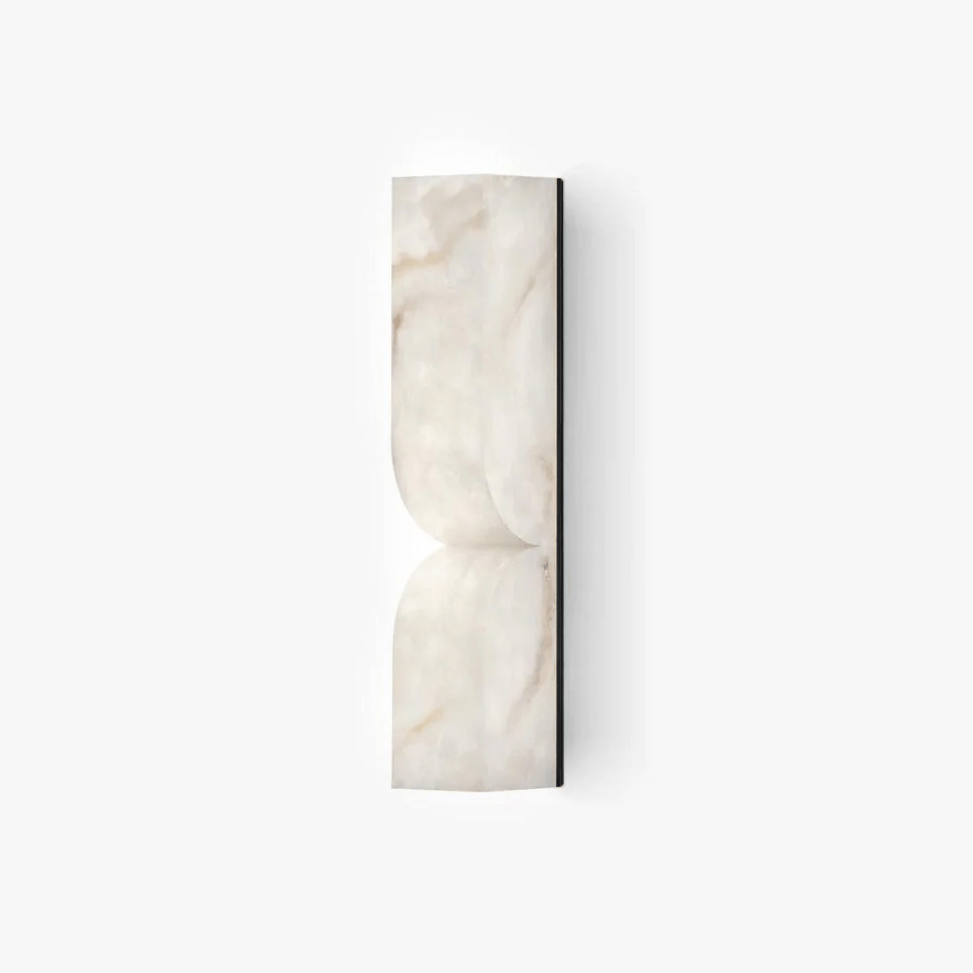 Alabaster Plug-in Wall Sconce Light - Modern Plug in Wall Lamp for Bedroom, Living Room & Hallway Lighting - Elegant Plug-in Sconce for Home Decor