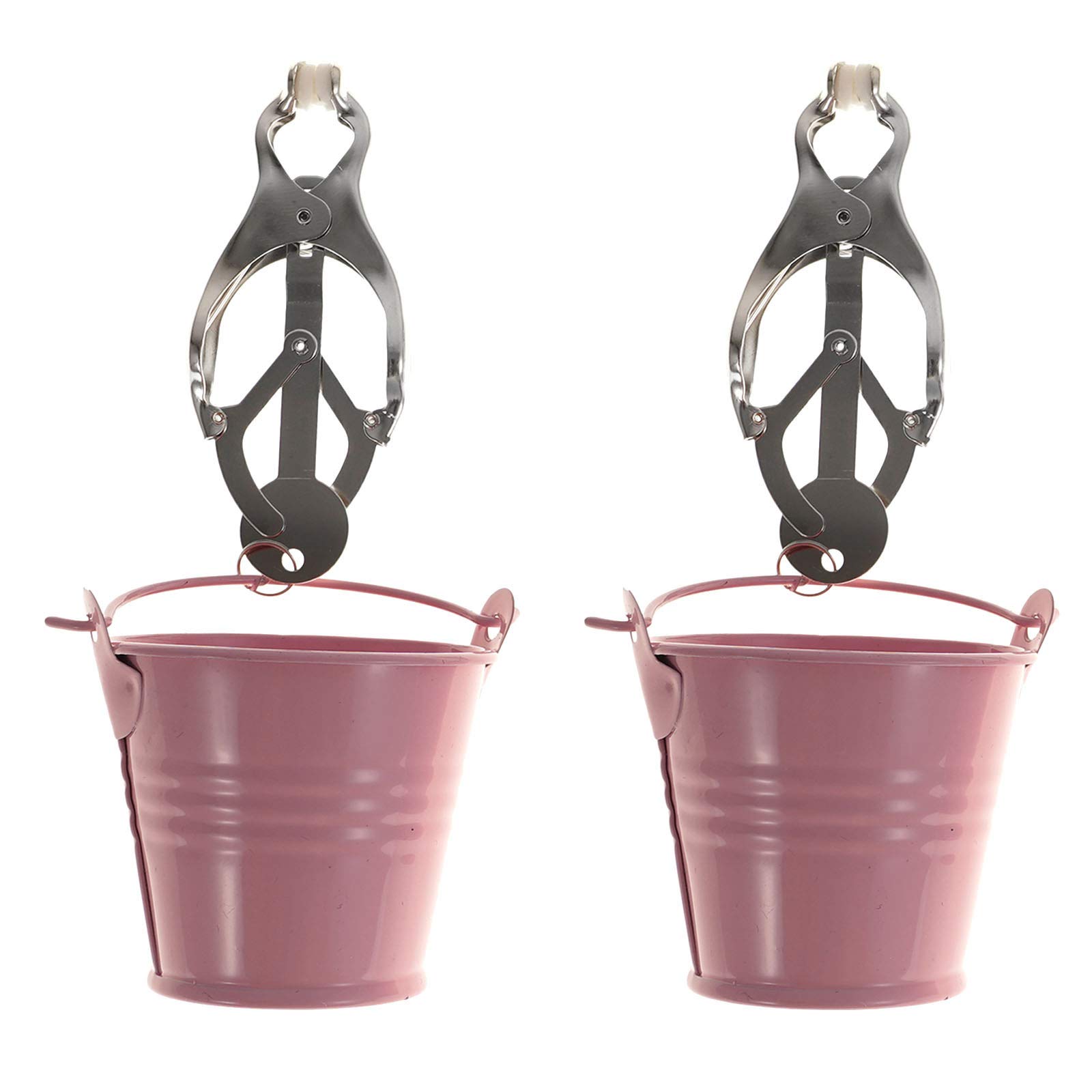 Adjustable Metal Nipple Clamps - Couples Toy for Sensual Play