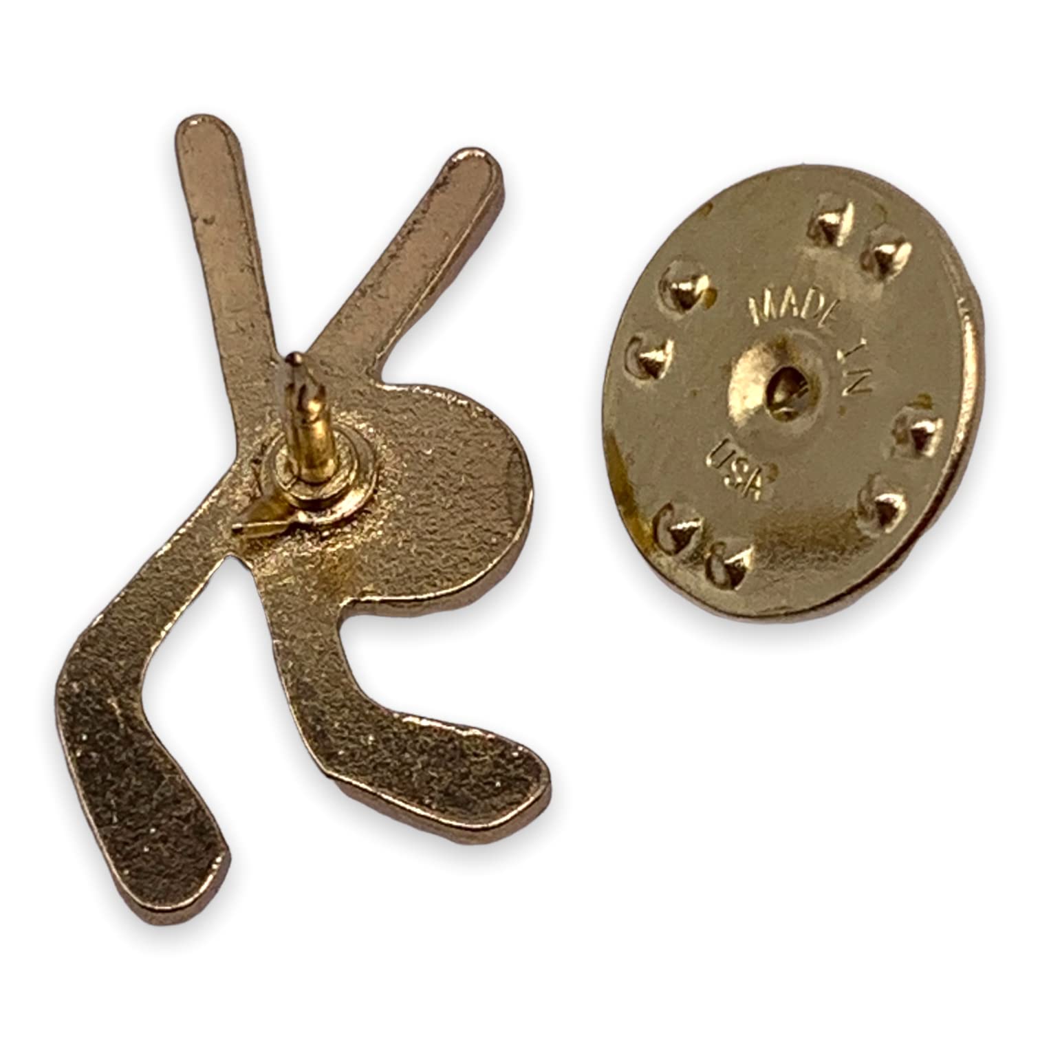 Gold Golf Lapel Pin - 10-Pack for Backpacks & Sport Hats | Golf Accessories