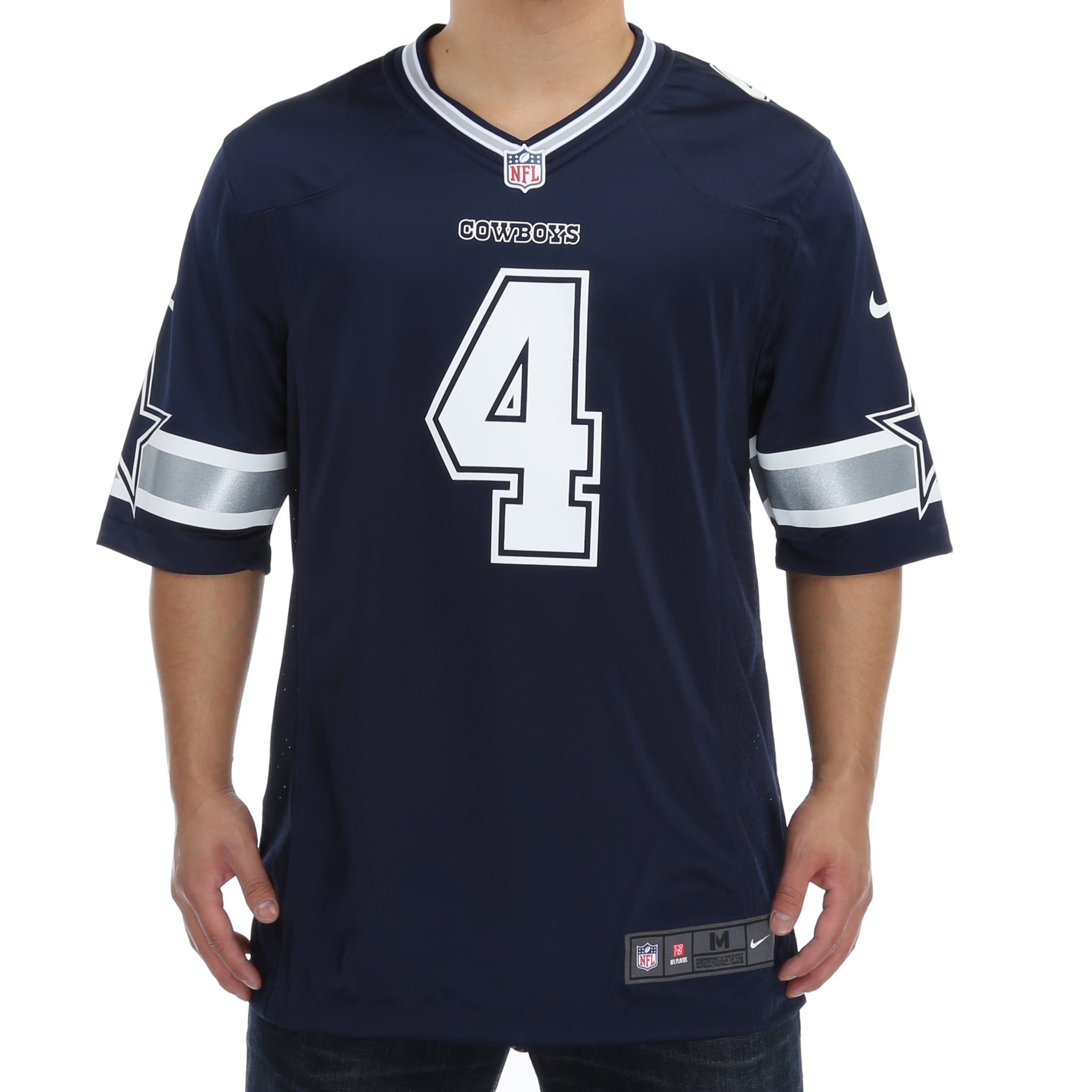 Nike Dallas Cowboys Dak Prescott #4 Game Replica Jersey - Navy Blue NFL Football Jersey for Men - Perfect for Game Day, Tailgating & Fan Apparel