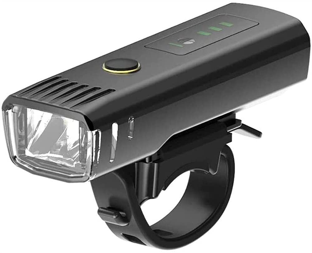 Super Bright USB Rechargeable Bike Lights - IPX4 Waterproof LED Bicycle Headlight & Taillight Set for Night Riding - Perfect for Road, Mountain Cycling - Men, Women & Kids - Ideal for Commuting, Trail Adventures & Safety Visibility (Black)