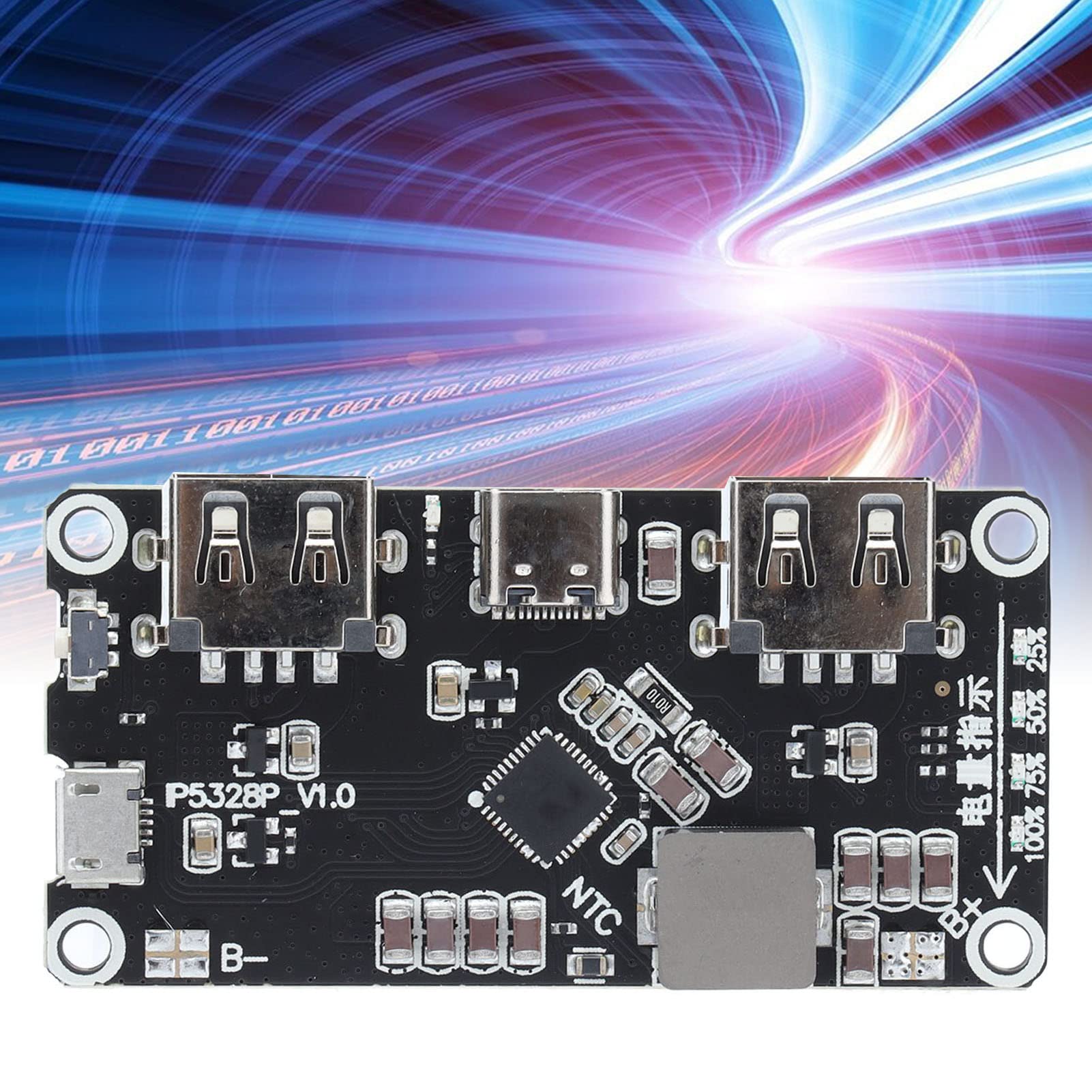 1Pcs IP5328P Fast Charging Module 3.7V-12V Step-Up Circuit Board for DIY Phone Chargers