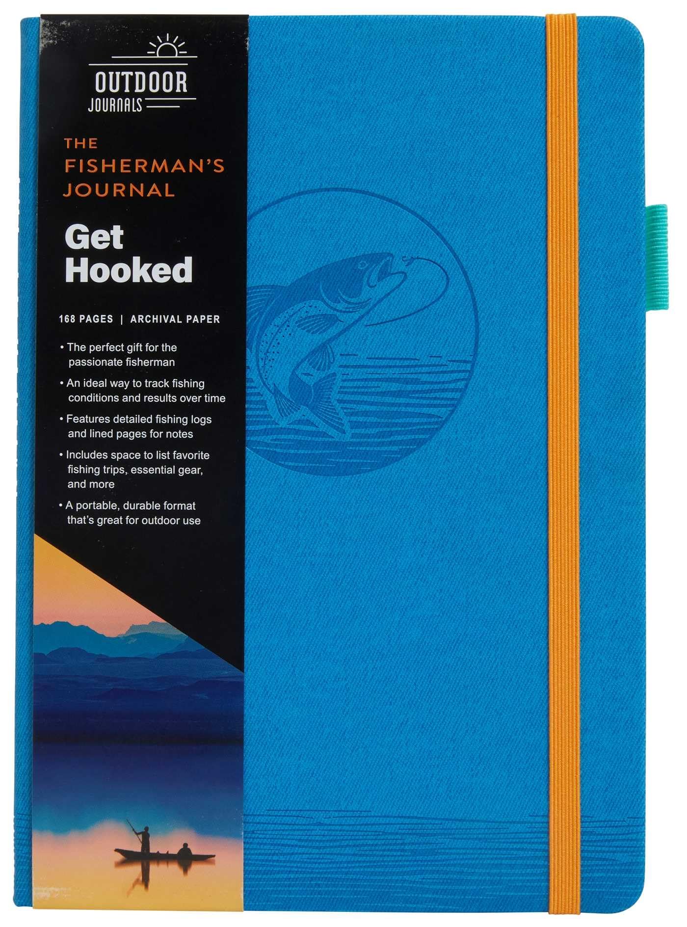 The Fisherman's Journal - Premium Outdoor Fishing Logbook for Anglers | Track Catches, Weather & Locations | Perfect Gift for Fishing Enthusiasts