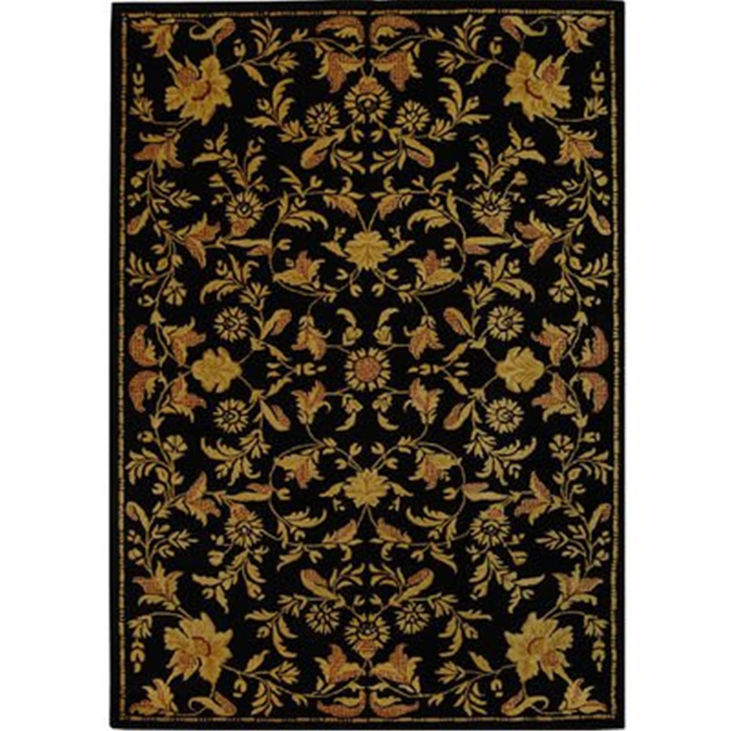 Safavieh Country & Floral Wool Rug - Metro Collection - 10' x 8' Large Rectangle Area Rug - Soft & Durable for Living Room, Bedroom, Dining Room Decor
