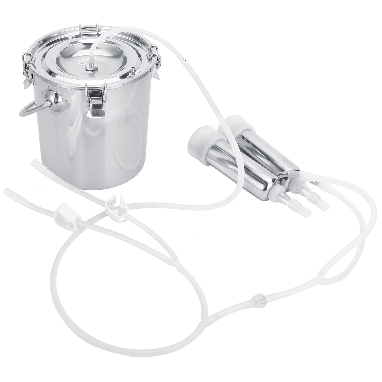 Brrnoo 7L Electric Vacuum Pulsation Milking Machine Kit - Durable Household Cow Milker with Pump | Perfect for Small Farms, Homesteads & Dairy Enthusiasts