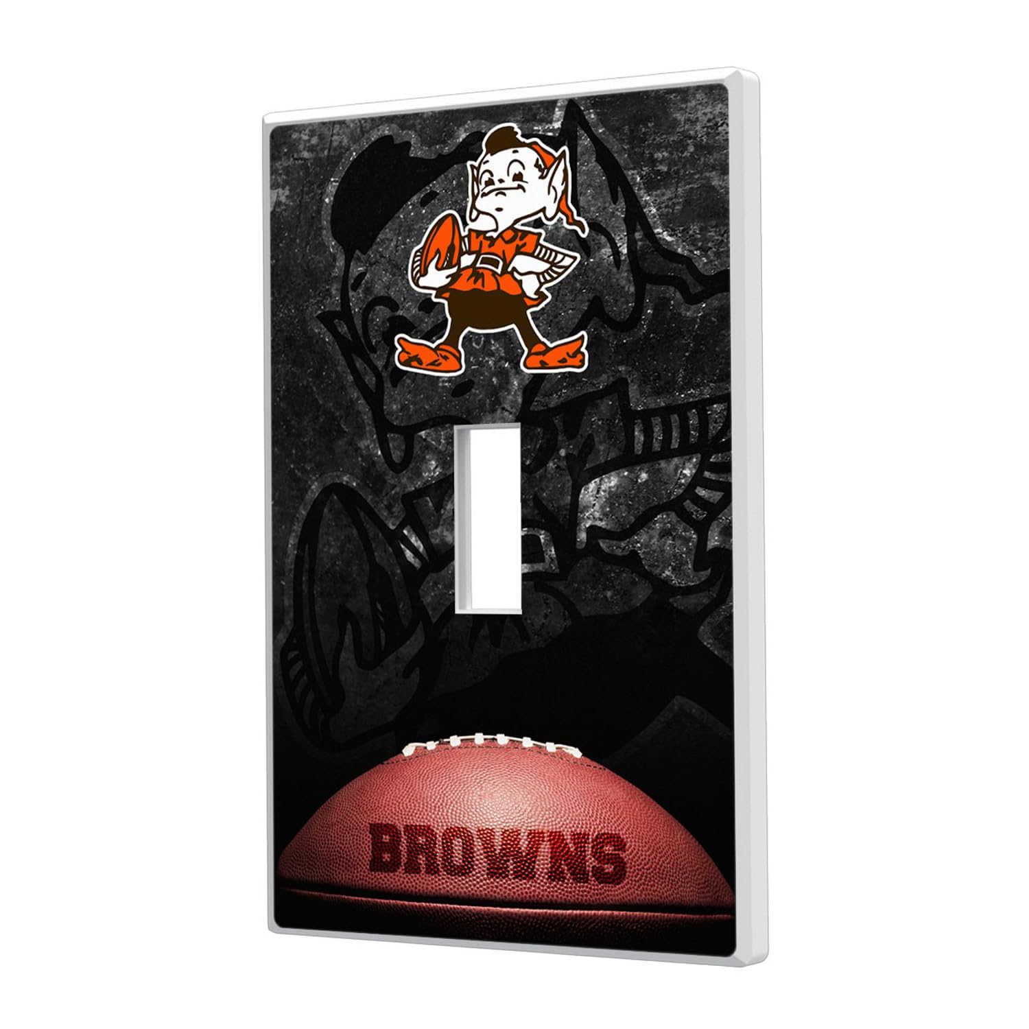 Baltimore Colts Legendary Design Single Toggle Light Switch Plate Cover - NFL Football Team Themed Decor for Bedroom, Man Cave & Game Room
