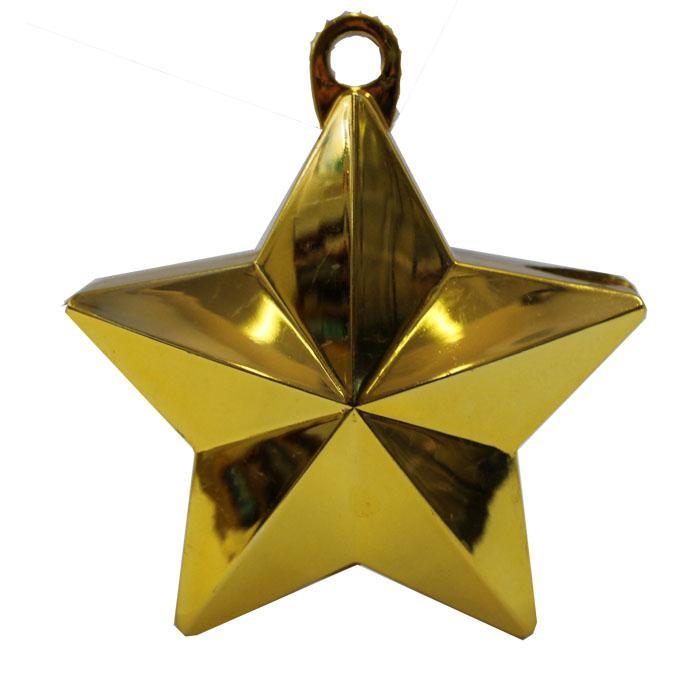 Gold Star Balloon Weight