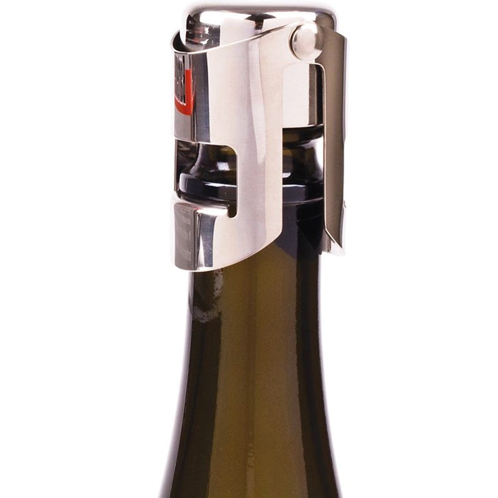 Premium Stainless Steel Champagne Bottle Resealer - Keep Bubbles Fresh Longer | Perfect for Parties, Weddings & Home Entertaining