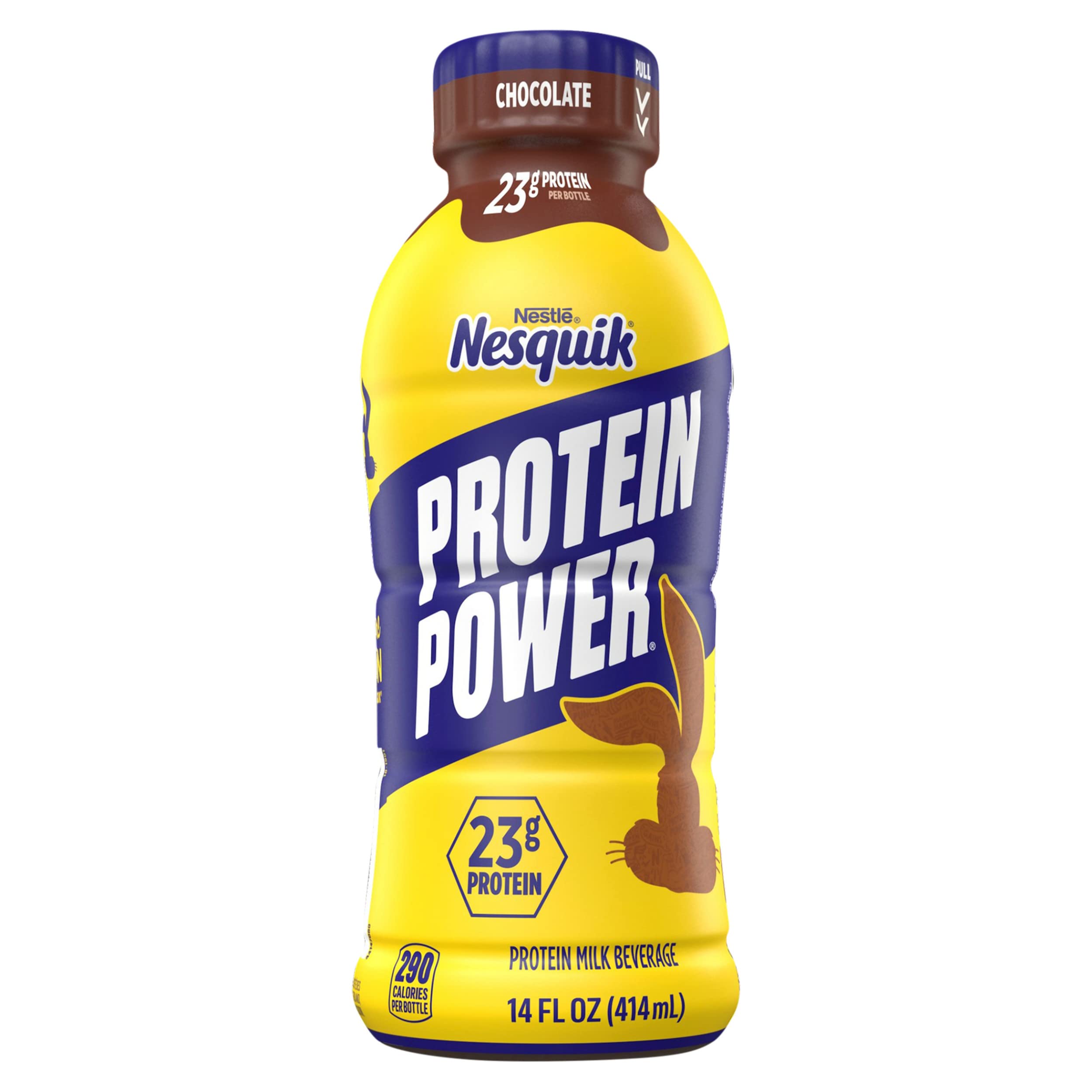 Nesquik Protein Power Chocolate Protein Milk Drink - Ready to Drink Protein Shake for Muscle Recovery & Energy Boost | Post-Workout, Breakfast & On-the-Go Nutrition