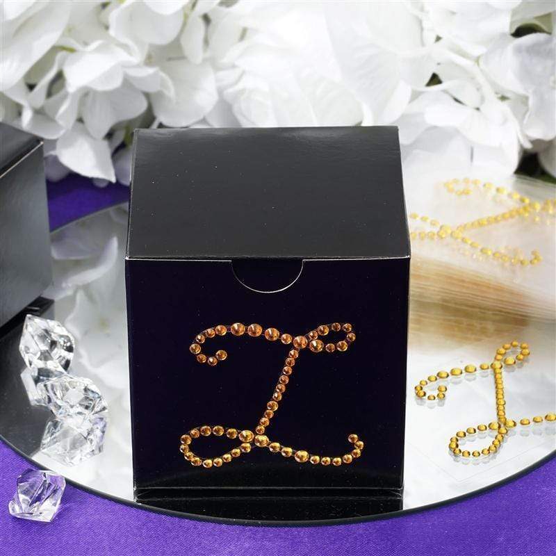 12-Piece Gold Letter Rhinestones Gem Stickers for DIY Crafts, Scrapbooking, and Nail Art - Perfect for Home Decor, Wedding Invitations, and Party Decorations