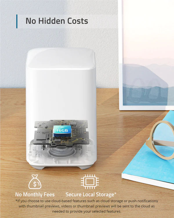 EufyCam 2 Pro Wireless Security Camera - 2K HD, IP65 Weatherproof, 365-Day Battery Life for Home & Business Surveillance | Indoor/Outdoor Use