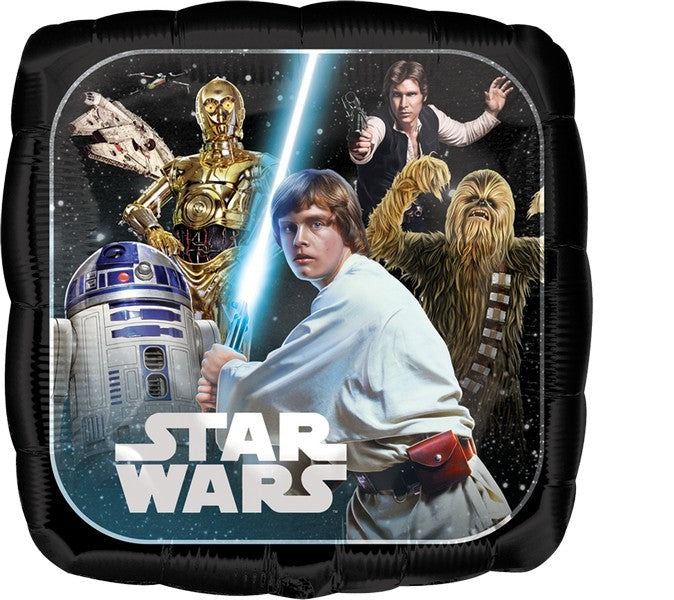 45cm Standard HX Star Wars Classic Balloon - Perfect for Birthday Parties, Baby Showers & Themed Decorations