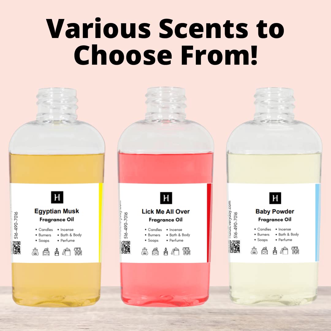 Halal Everyday Fragrance Oil - 16 oz Pure Uncut for Soap Making, Candle Warmer, Incense, Body Oil & DIY Perfume - Frankincense & Other Scent Options - Perfect for Aromatherapy, Home Scenting & Gift Giving
