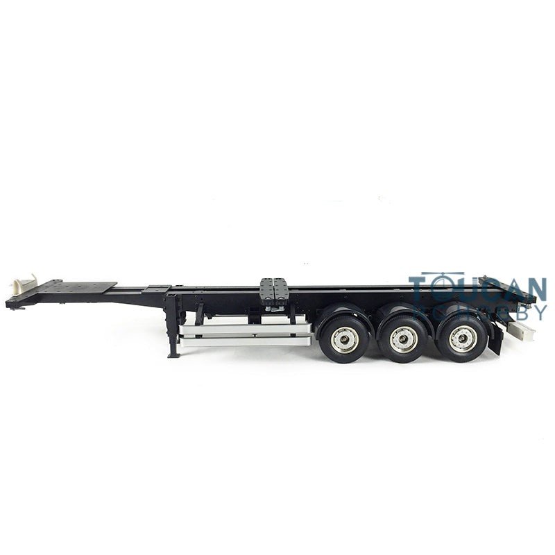 1/14 Scale DIY TAMIYA Tractor Truck Semi Trailer Car with 40ft Container Chassis Kit - US Stock | Perfect for RC Model Building, Truck Simulation & Collectors