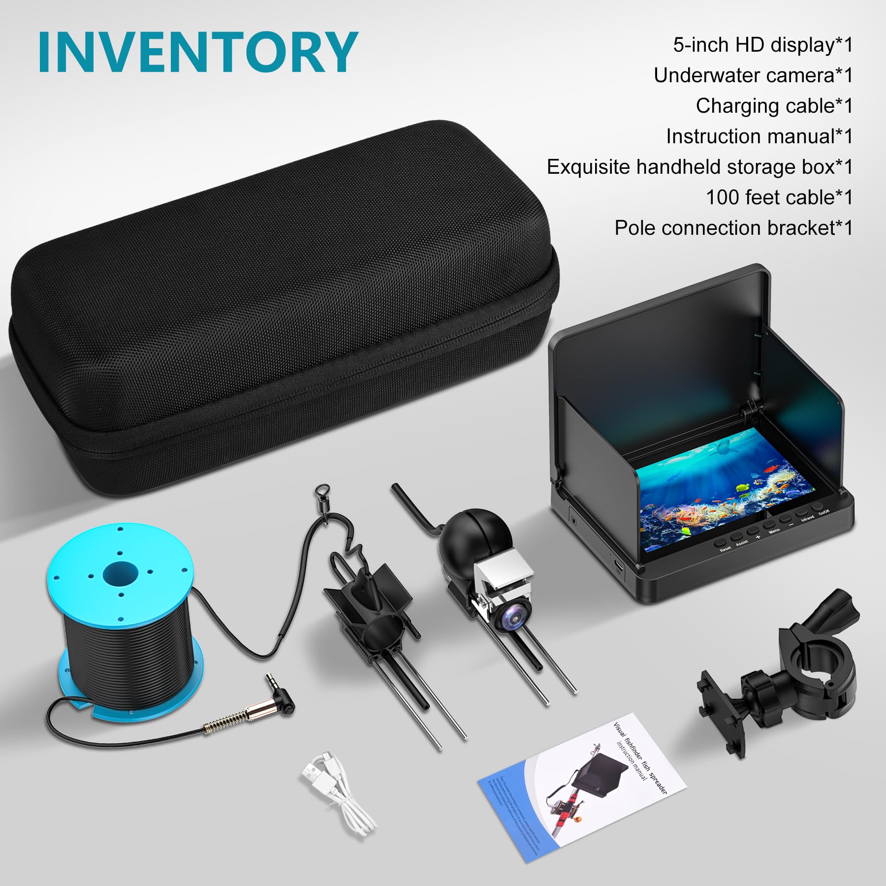 Underwater Fishing Camera with Infrared Night Vision - 5